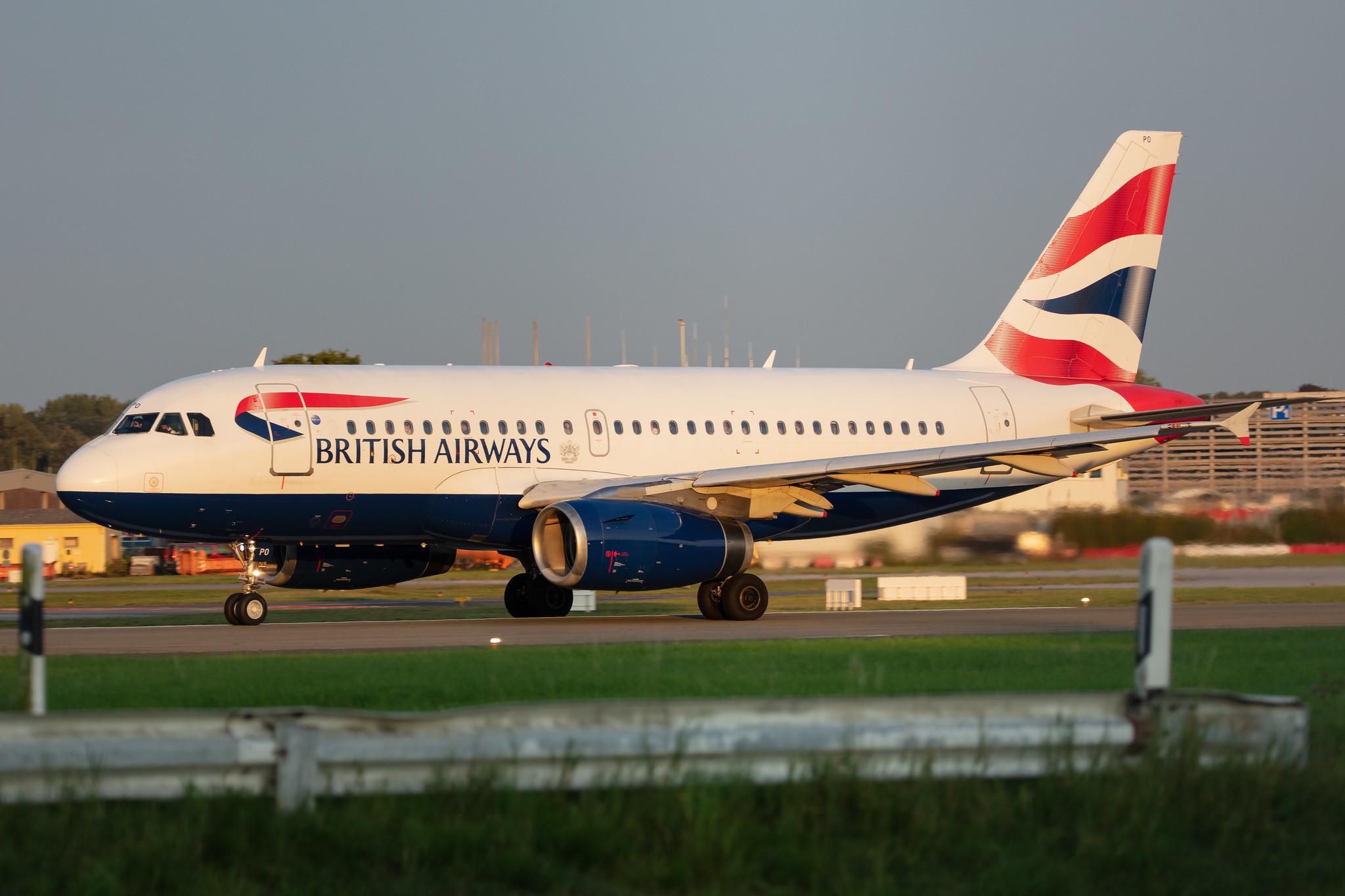 Hamburg Airport: British Airways (BA / BAW) |  Airbus A319-131 A319 | G-EUPO | MSN 1279