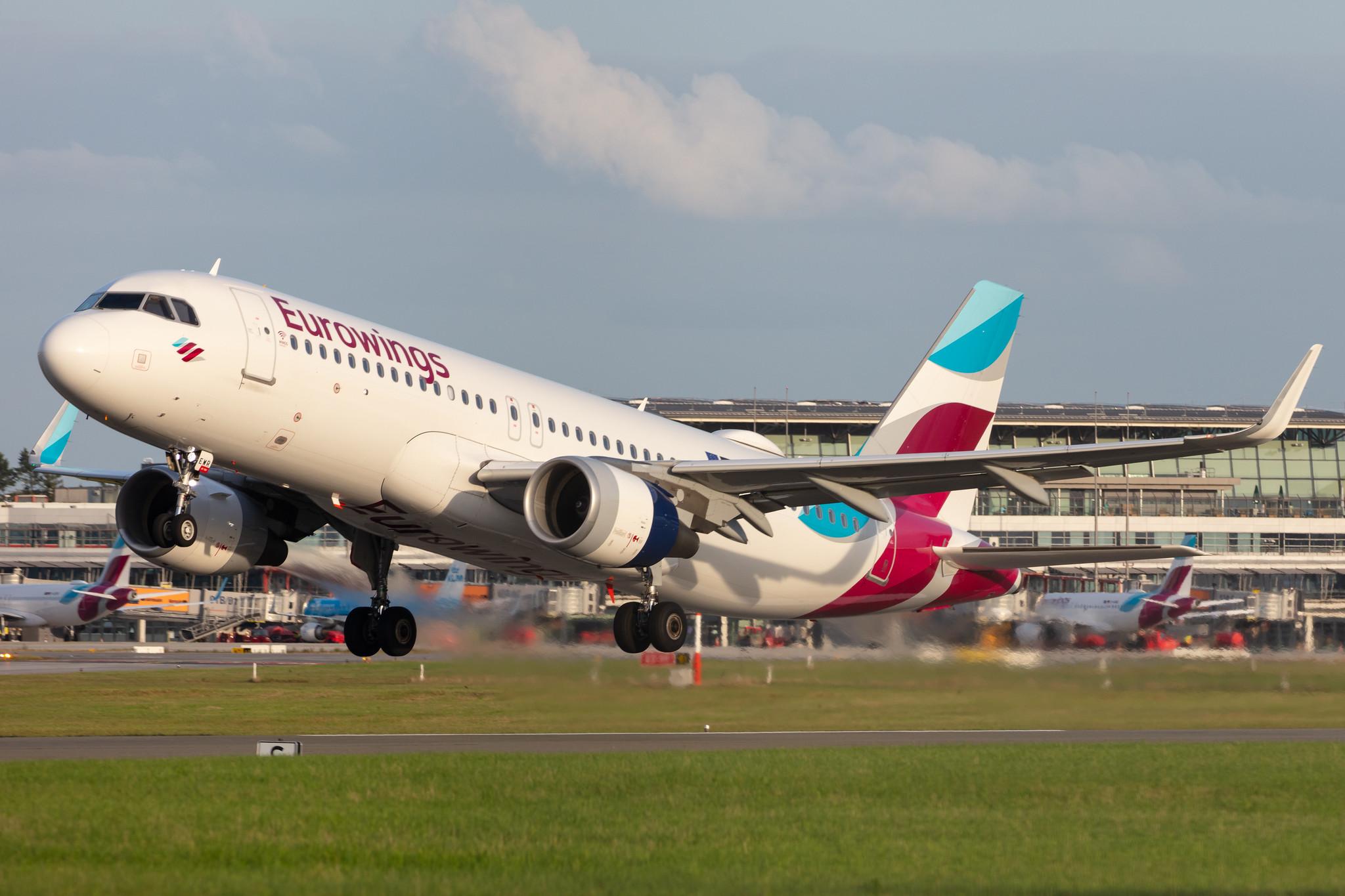 Hamburg Airport: Eurowings (EW / EWG) |  Airbus A320-214 A320 | D-AEWR | MSN 7412