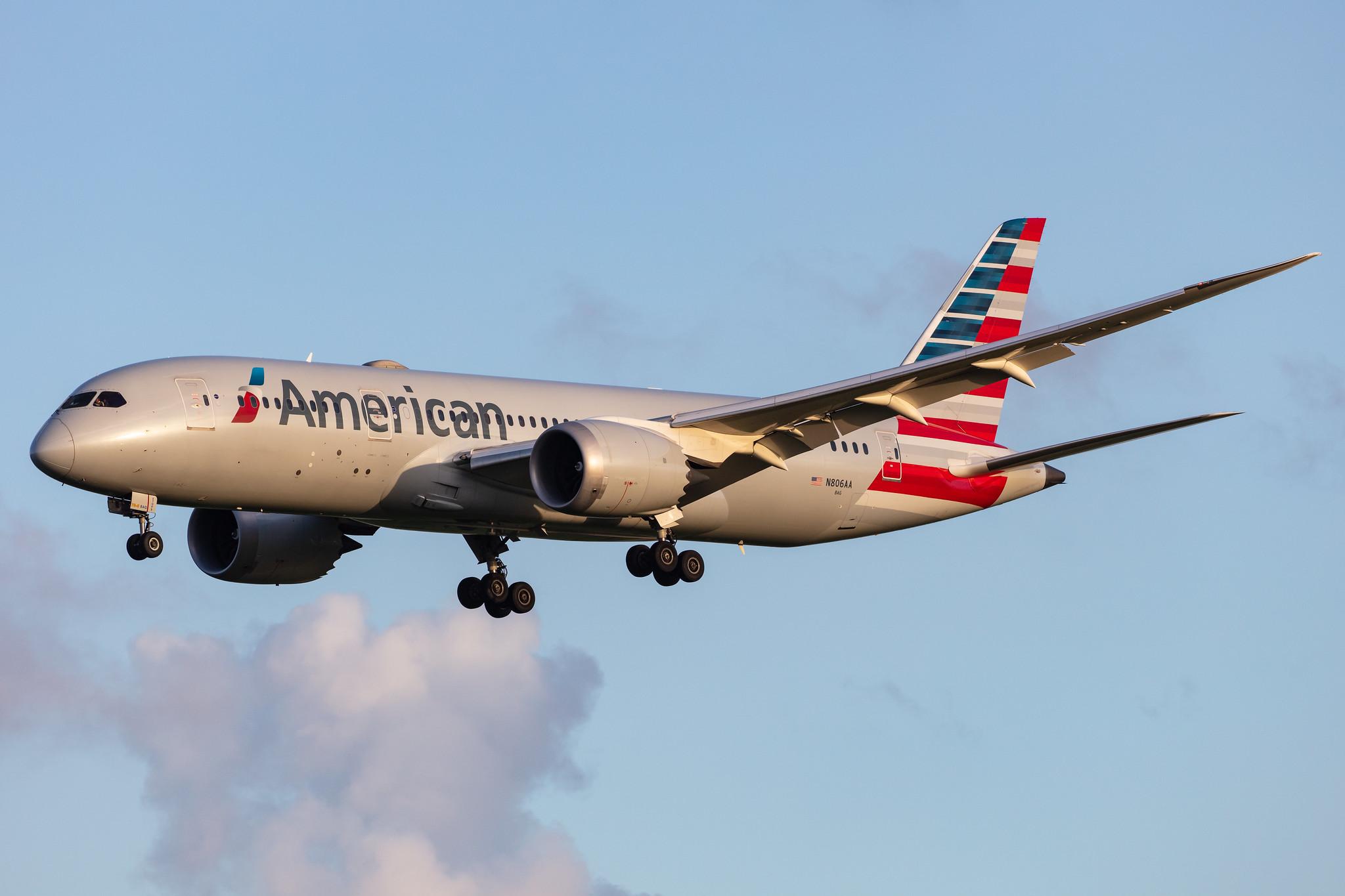 Amsterdam Airport Schiphol: American Airlines (AA / AAL) |  Boeing 787-8 Dreamliner B788 | N806AA | MSN 40624