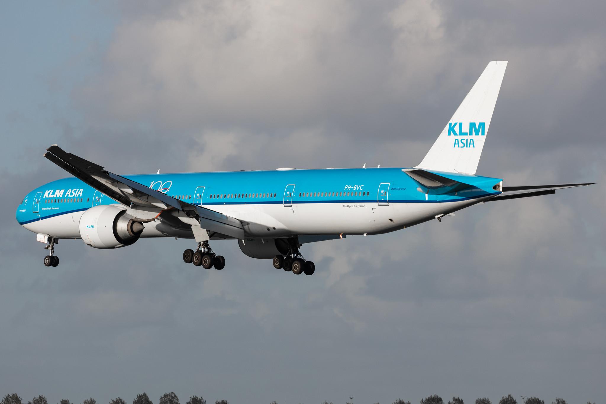 Amsterdam Airport Schiphol: KLM (KL / KLM) |  Boeing 777-306(ER) B77W | PH-BVC | MSN 37582