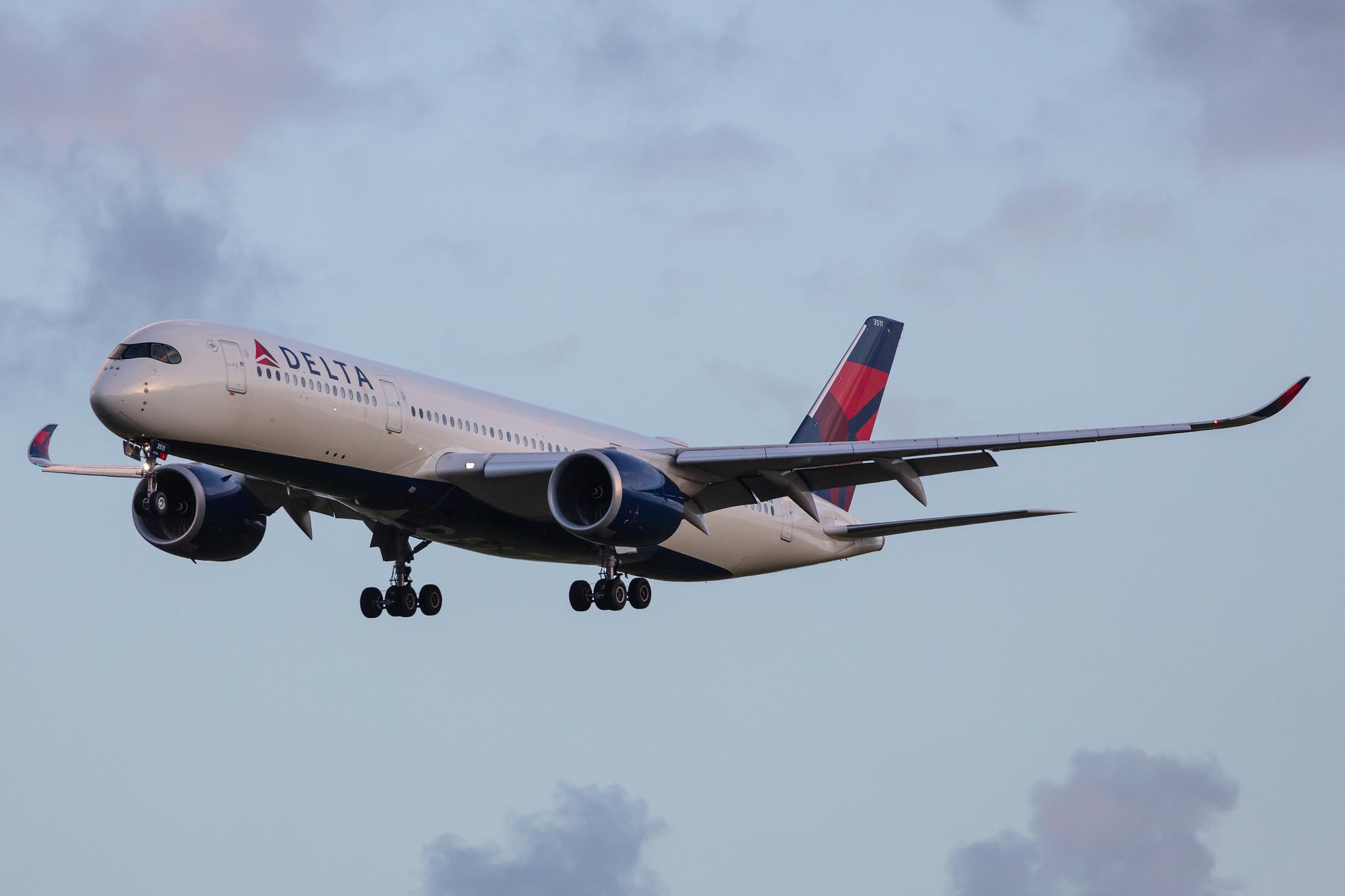Amsterdam Airport Schiphol: Delta Air Lines (DL / DAL) |  Airbus A350-941 A359 | N511DN | MSN 210