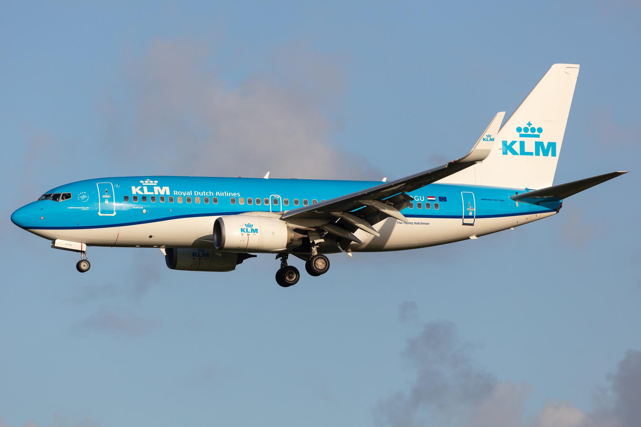 Amsterdam Airport Schiphol: KLM (KL / KLM) |  Boeing 737-7K2 B737 | PH-BGU | MSN 39257