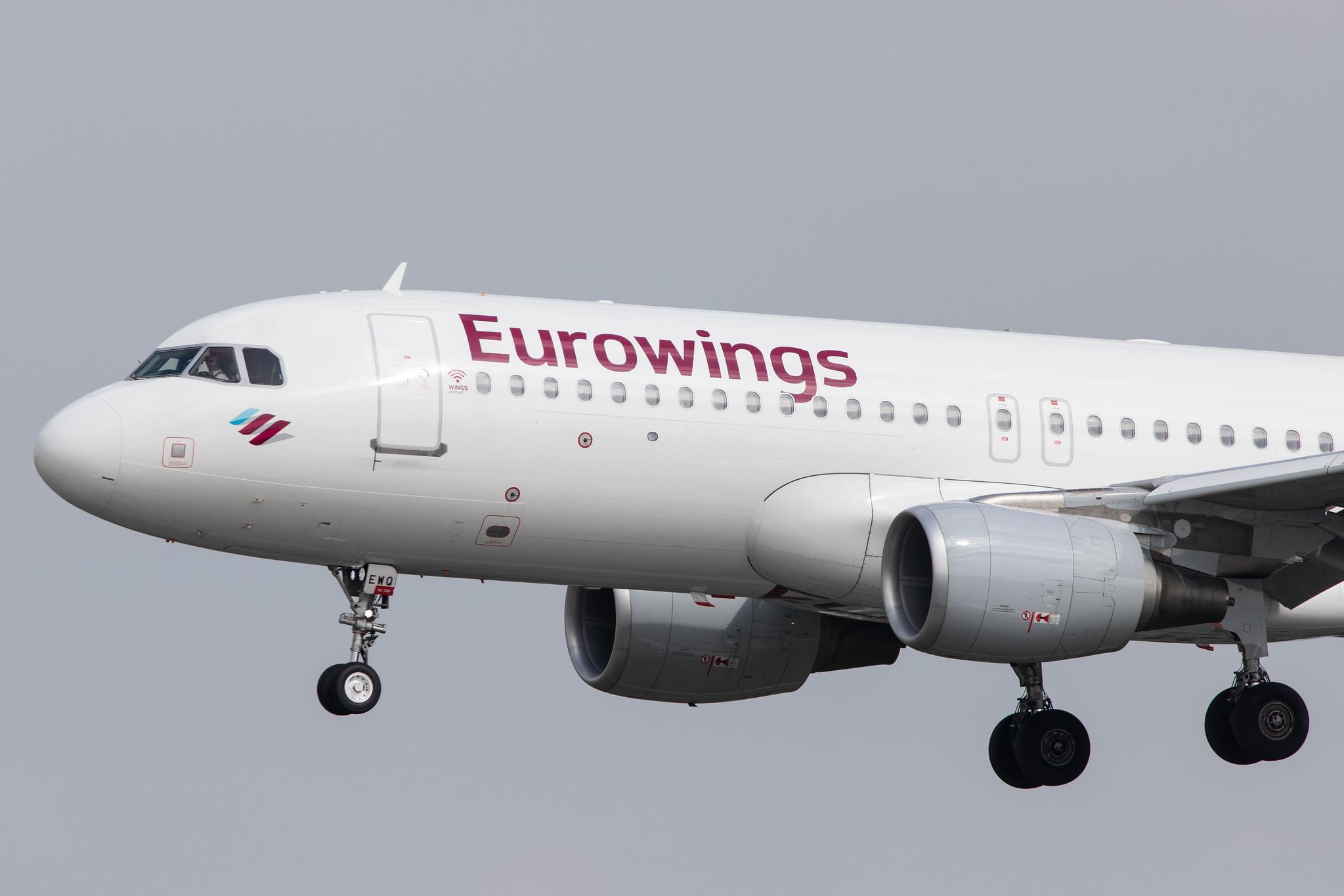 Hamburg Airport: Eurowings (EW / EWG) |  Airbus A320-214 A320 | D-AEWQ | MSN 7398