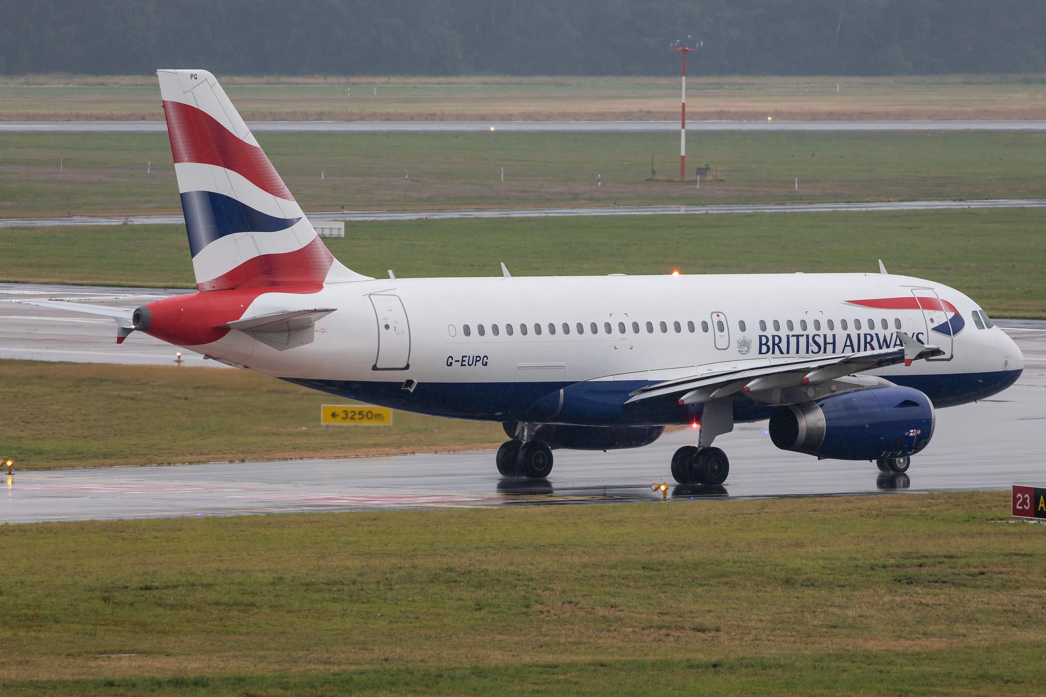 Hamburg Airport: British Airways (BA / BAW) |  Airbus A319-131 A319 | G-EUPG | MSN 1222