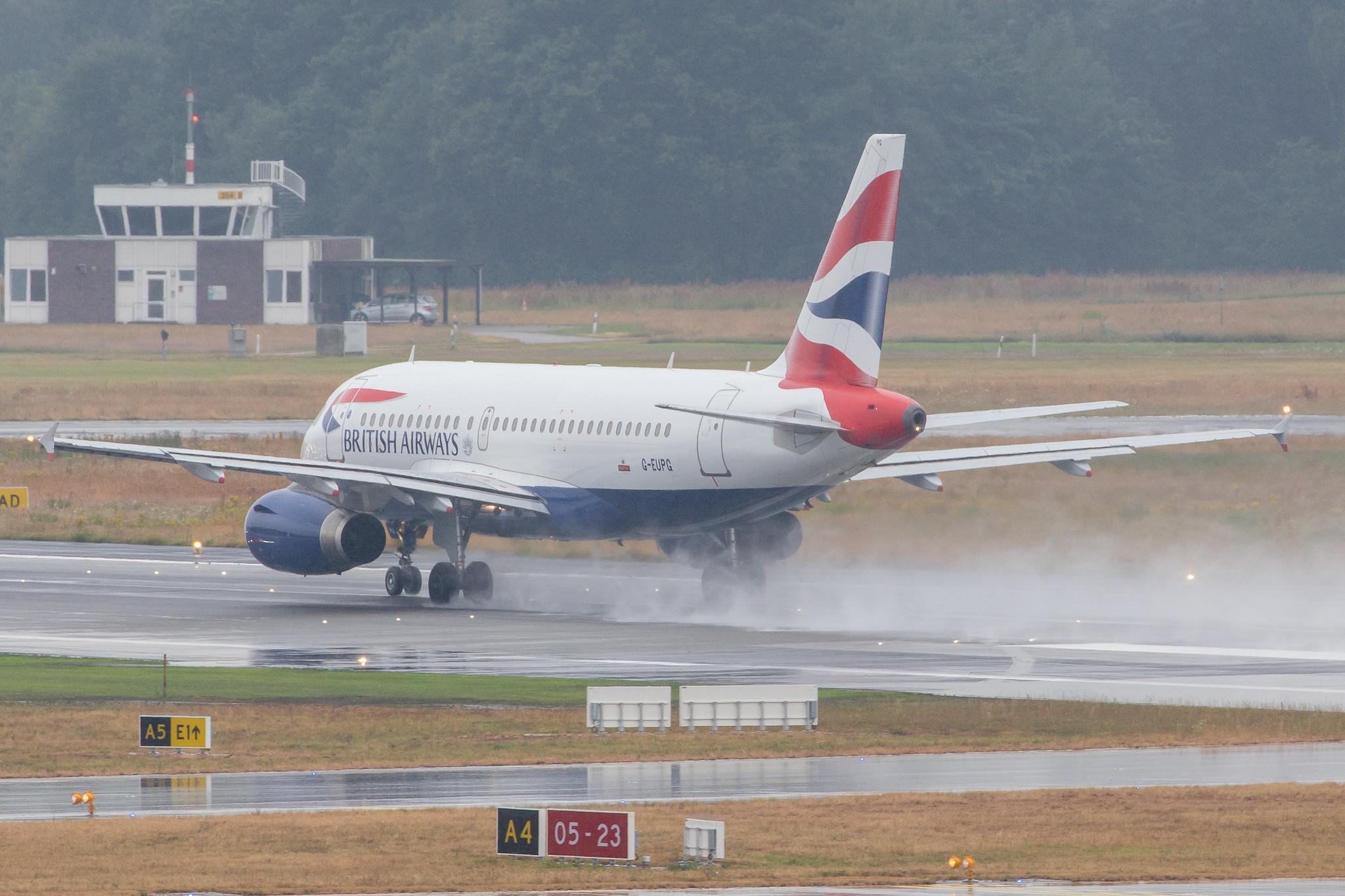 Hamburg Airport: British Airways (BA / BAW) |  Airbus A319-131 A319 | G-EUPG | MSN 1222
