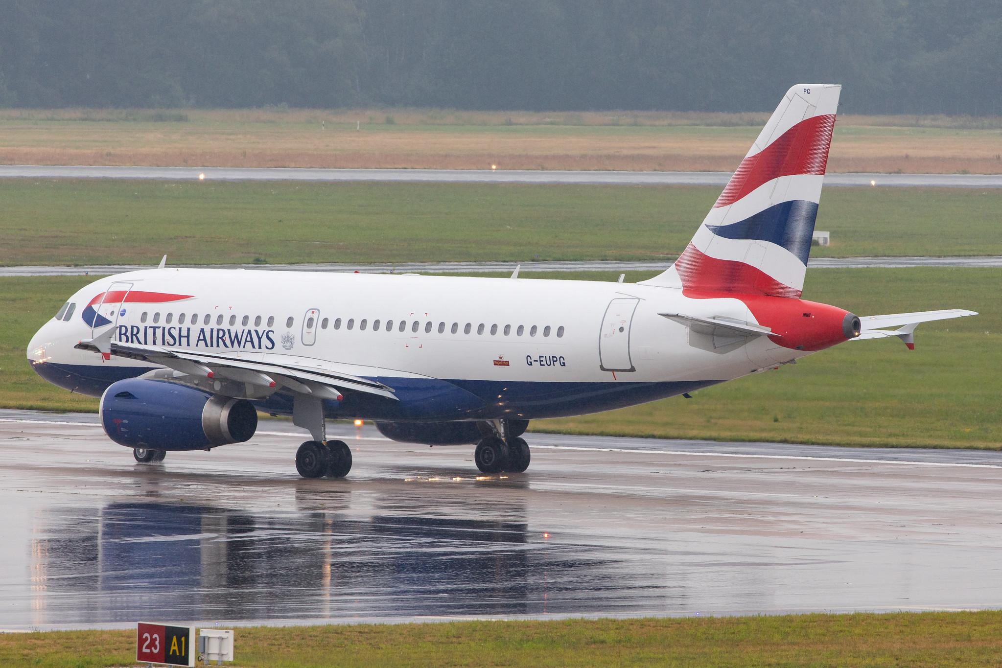 Hamburg Airport: British Airways (BA / BAW) |  Airbus A319-131 A319 | G-EUPG | MSN 1222