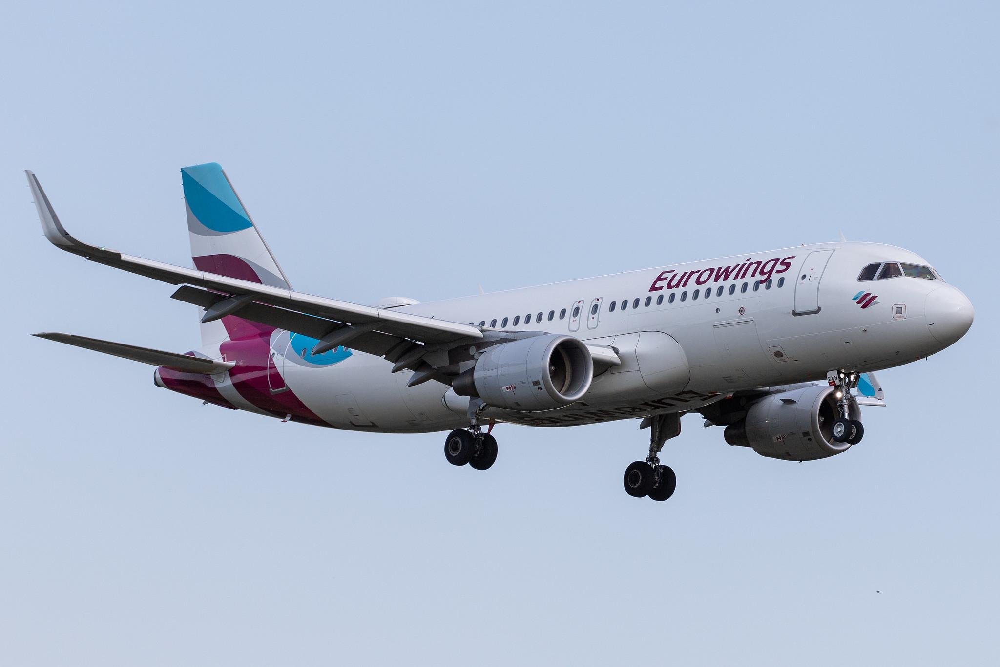 Hamburg Airport: Eurowings (EW / EWG) |  Airbus A320-214 A320 | D-AEWN | MSN 7393