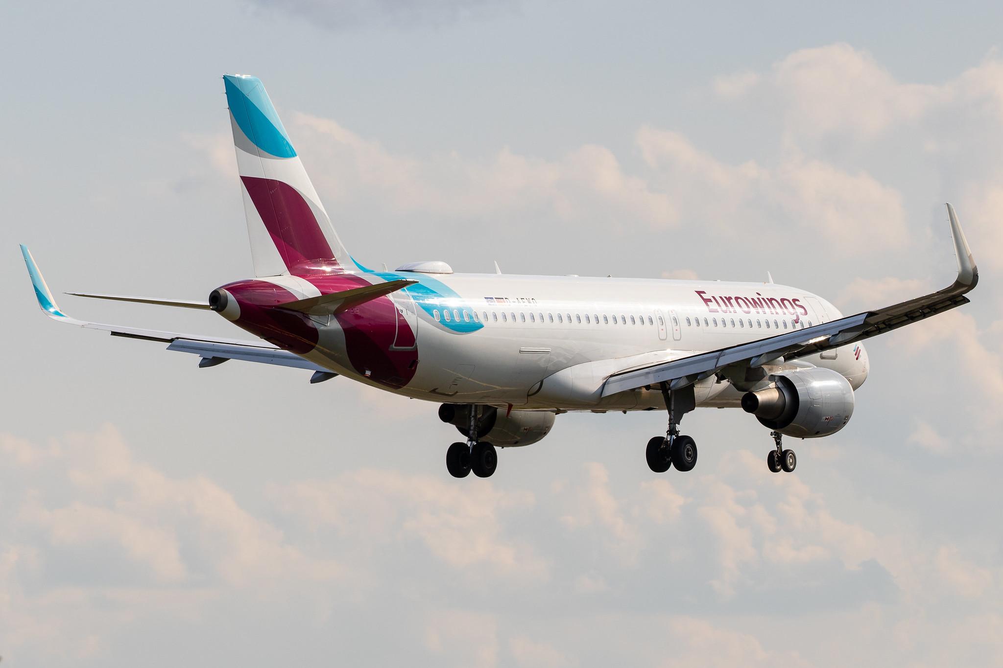 Hamburg Airport: Eurowings (EW / EWG) |  Airbus A320-214 A320 | D-AEWQ | MSN 7398
