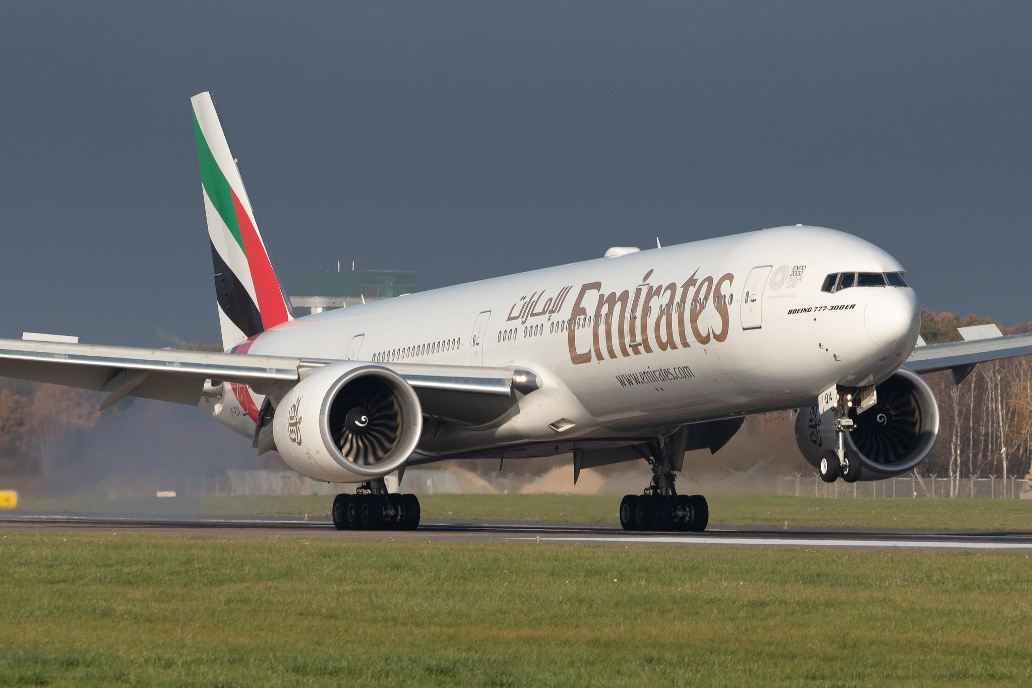 Hamburg Airport: Emirates (EK / UAE) |  Boeing 777-31H(ER) B77W | A6-EQA | MSN 42346