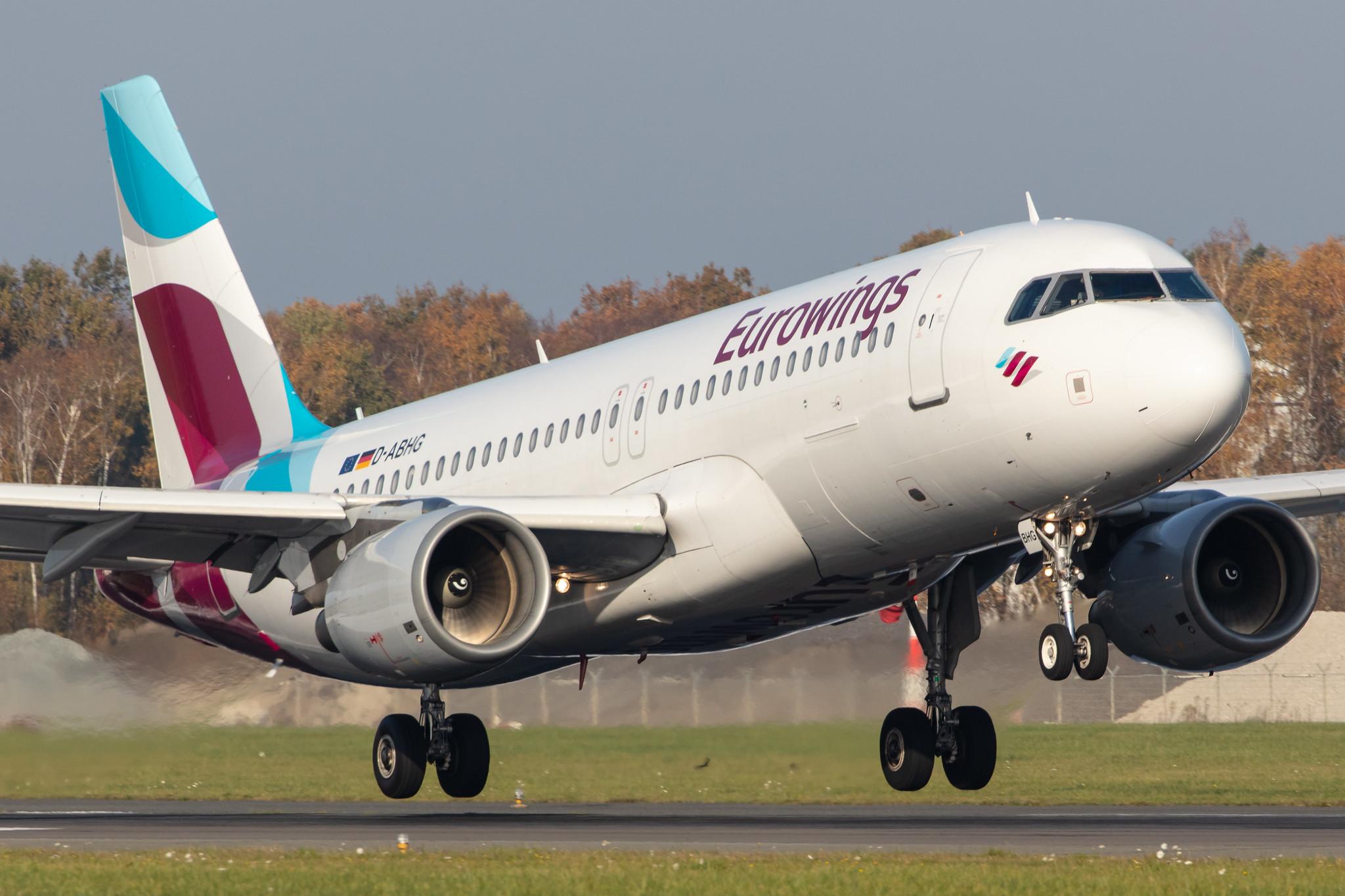 Hamburg Airport: Eurowings (EW / EWG) |  Airbus A320-214 A320 | D-ABHG | MSN 2867