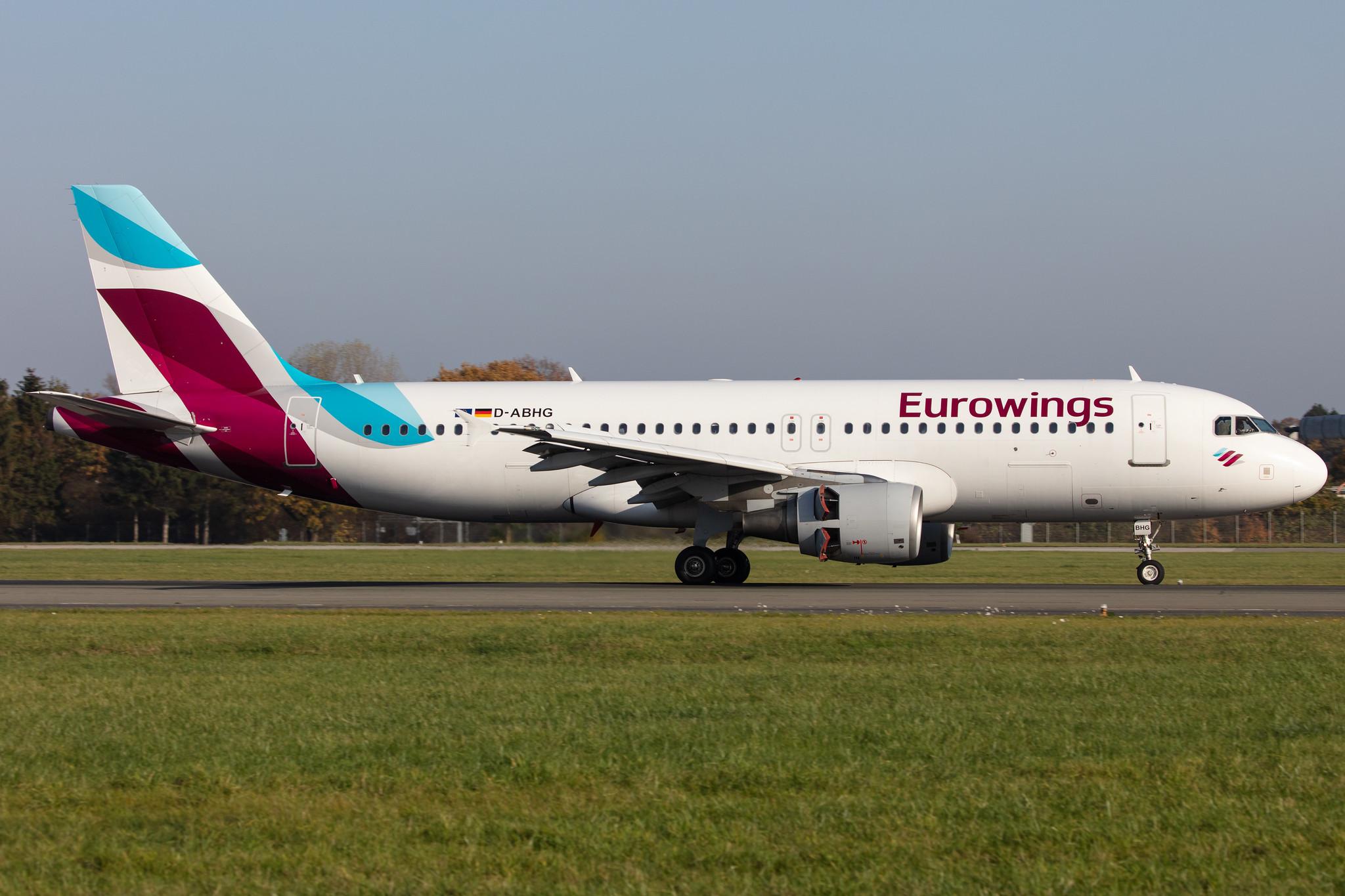 Hamburg Airport: Eurowings (EW / EWG) |  Airbus A320-214 A320 | D-ABHG | MSN 2867