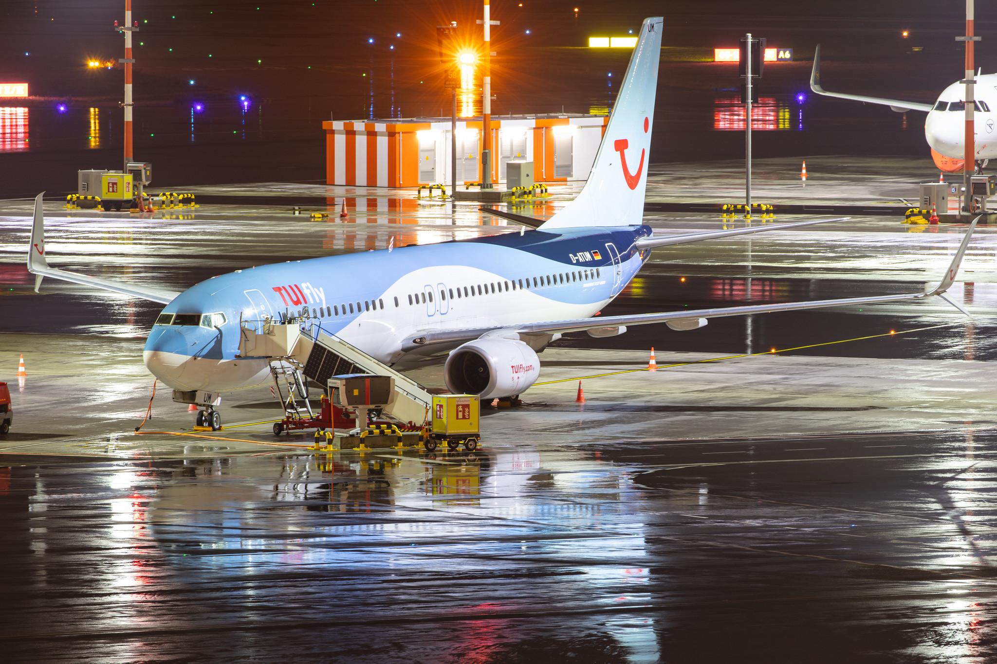 Hamburg Airport: TUI (X3 / TUI) | Operator: TUI fly |  Boeing 737-8K5 B738 | D-ATUM | MSN 37240