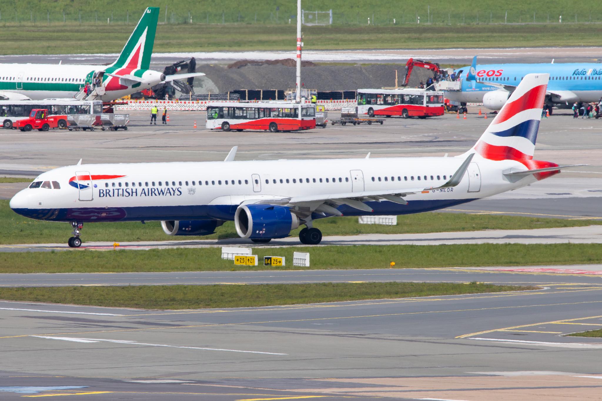 Hamburg Airport: British Airways (BA / BAW) |  Airbus A321-251NX A21N | G-NEOR | MSN 8526