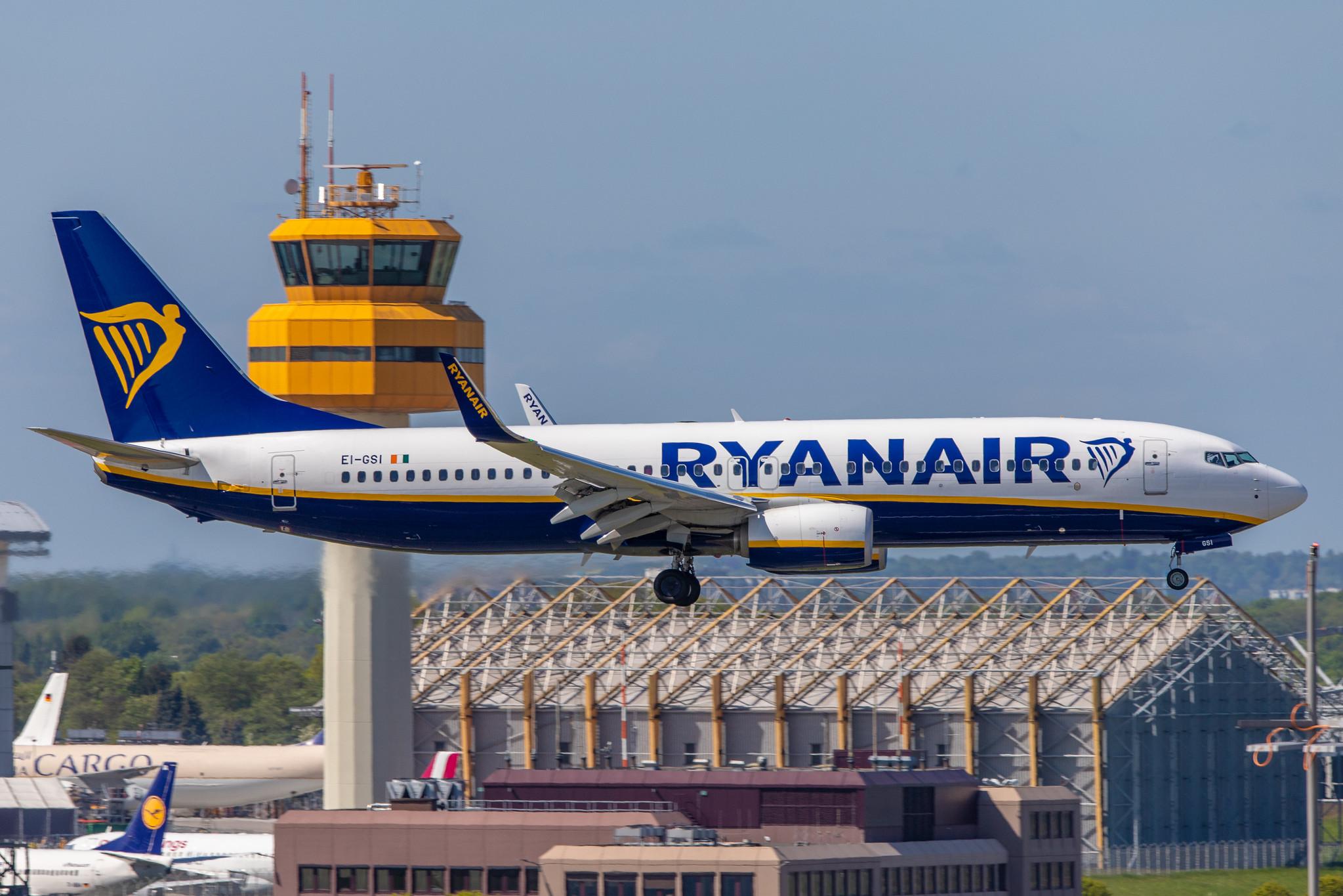 Hamburg Airport: Ryanair (FR / RYR) |  Boeing 737-8AS B738 | EI-GSI | MSN 44848