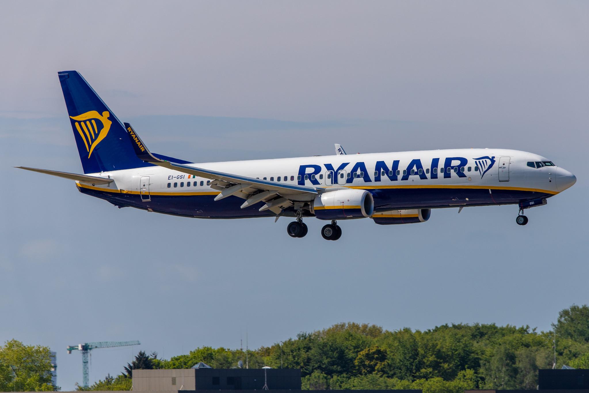 Hamburg Airport: Ryanair (FR / RYR) |  Boeing 737-8AS B738 | EI-GSI | MSN 44848