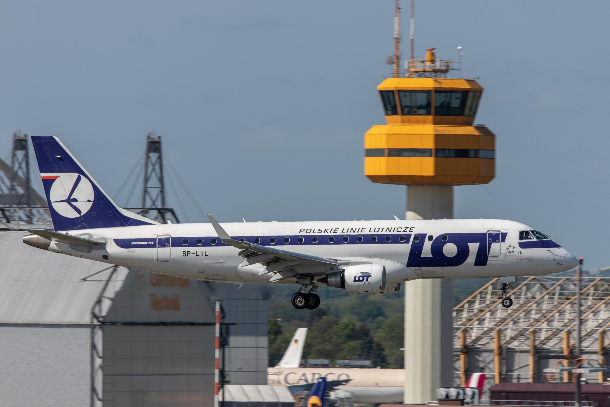 Hamburg Airport: LOT (LO / LOT) |  Embraer E175LR E75S | SP-LIL | MSN 17000306
