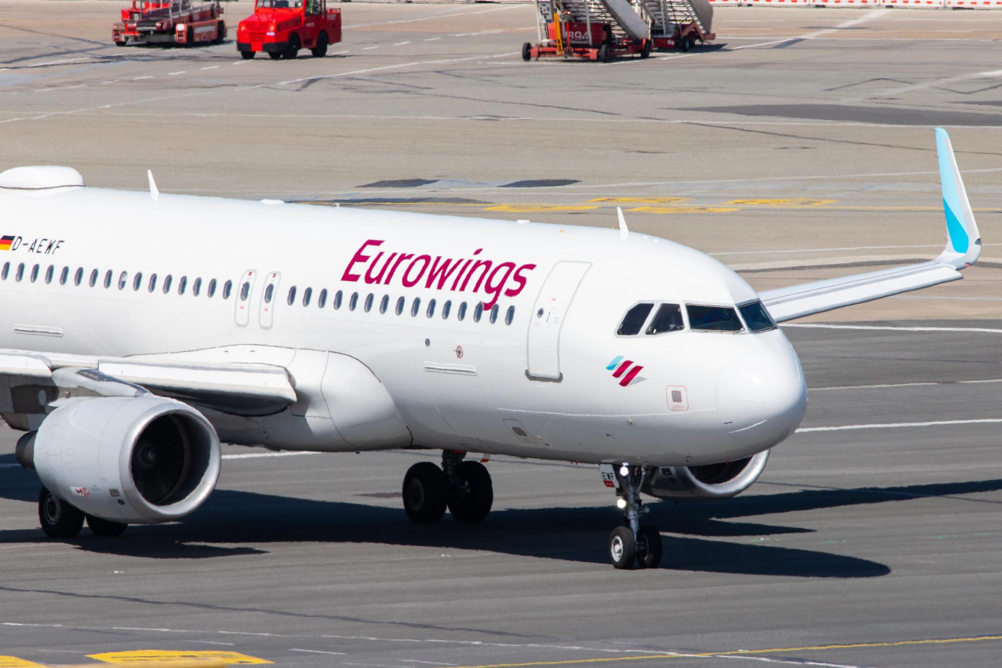 Hamburg Airport: Eurowings (EW / EWG) |  Airbus A320-214 A320 | D-AEWF | MSN 7087