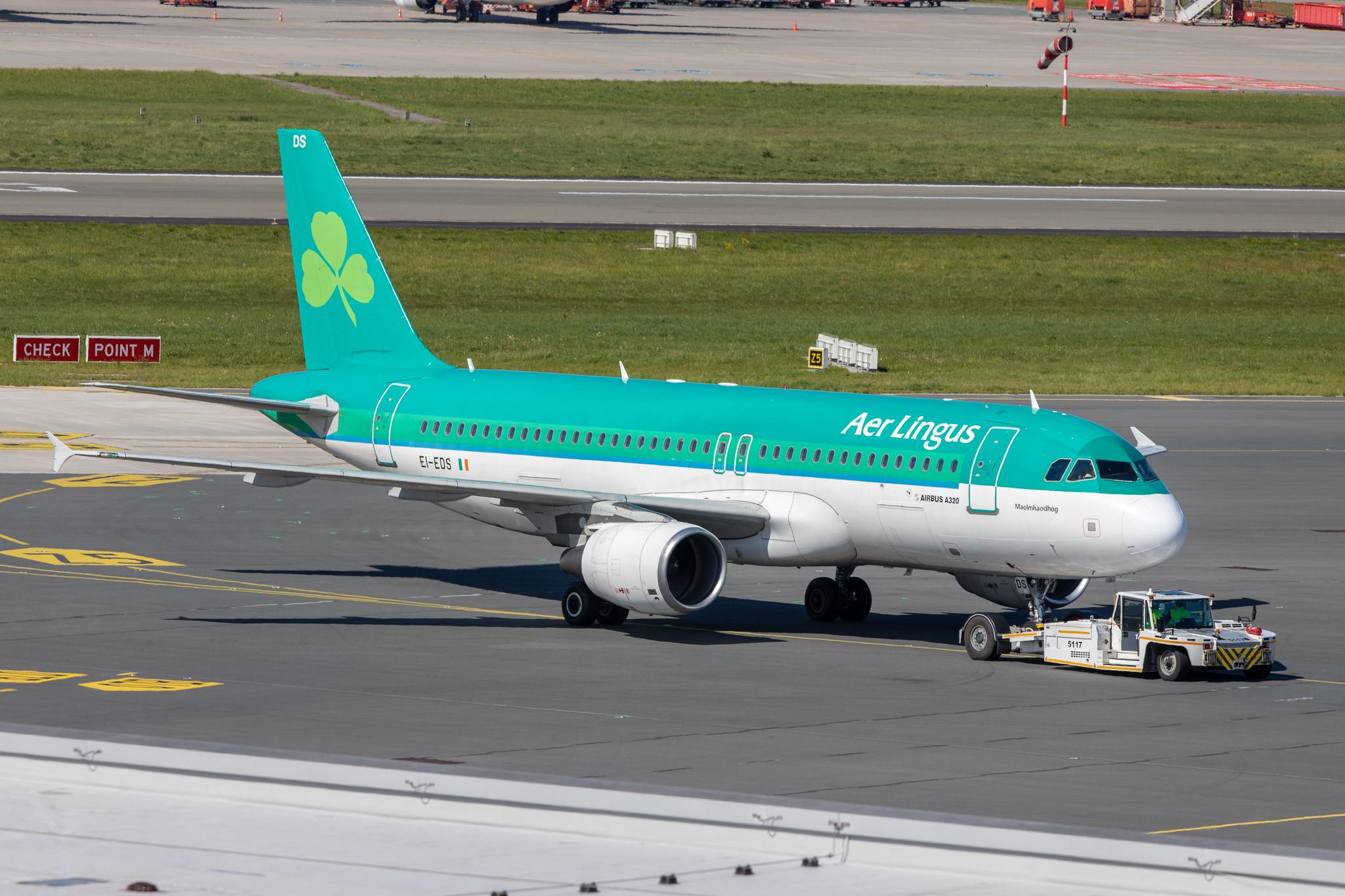 Hamburg Airport: Aer Lingus (EI / EIN) |  Airbus A320-214 A320 | EI-EDS | MSN 3755