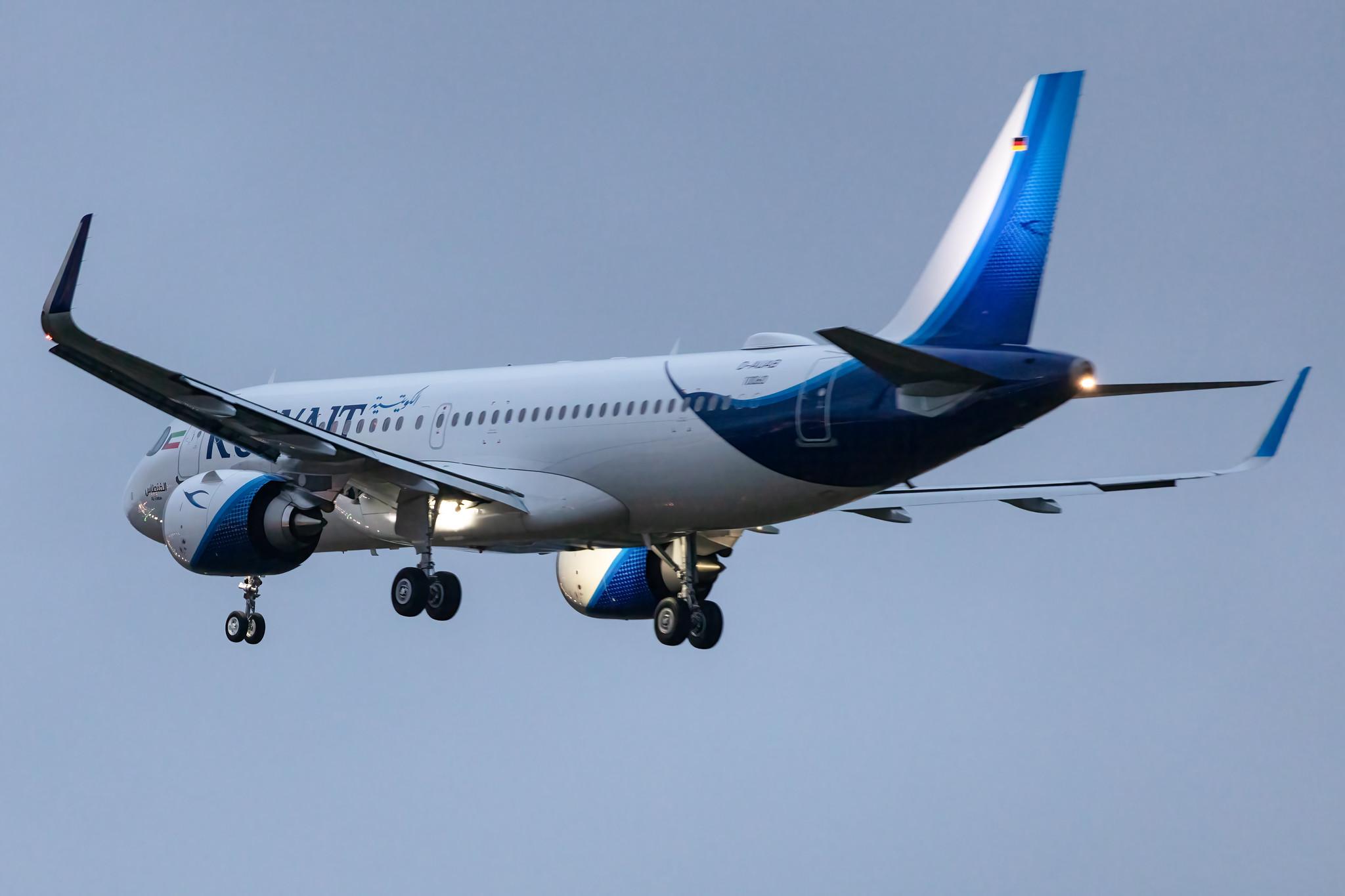 Hamburg Airport: Kuwait Airways (KU / KAC) |  Airbus A320-251N A20N | D-AUAB (9K-AKQ) | MSN 10060