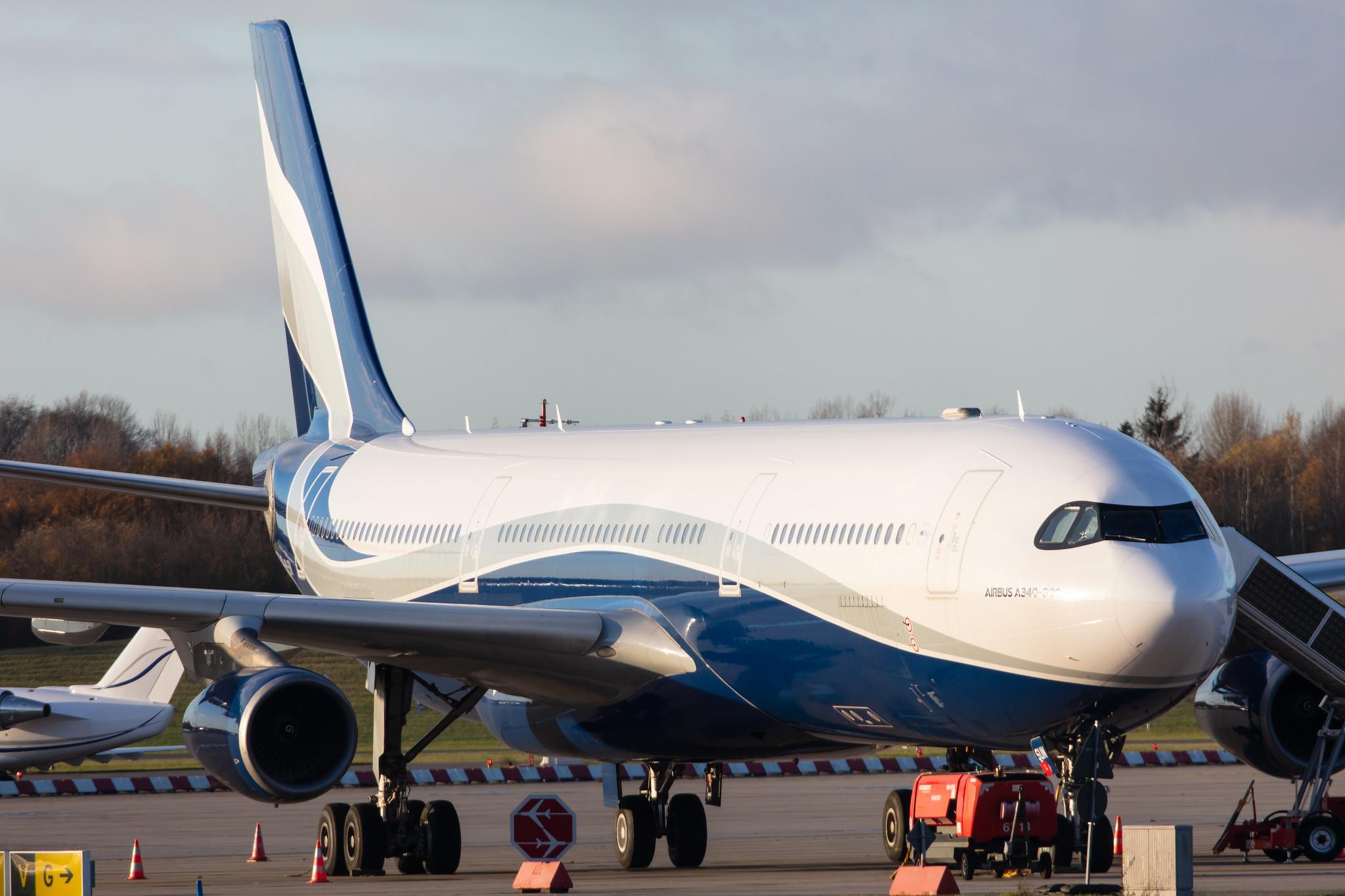 Hamburg Airport: Hi Fly (5K / HFY) | Operator: Hi Fly Malta |  Airbus A340-312 A343 | 9H-SUN | MSN 0367