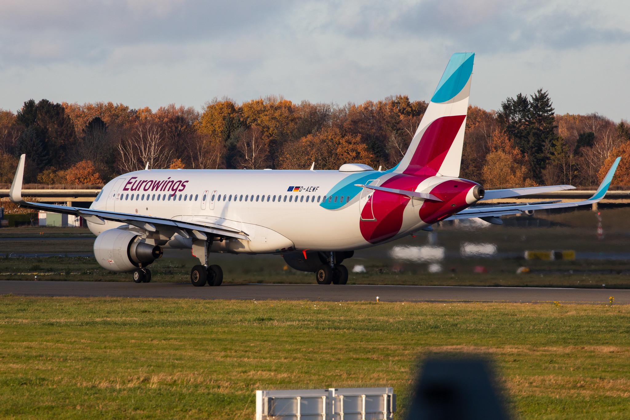 Hamburg Airport: Eurowings (EW / EWG) |  Airbus A320-214 A320 | D-AEWF | MSN 7087