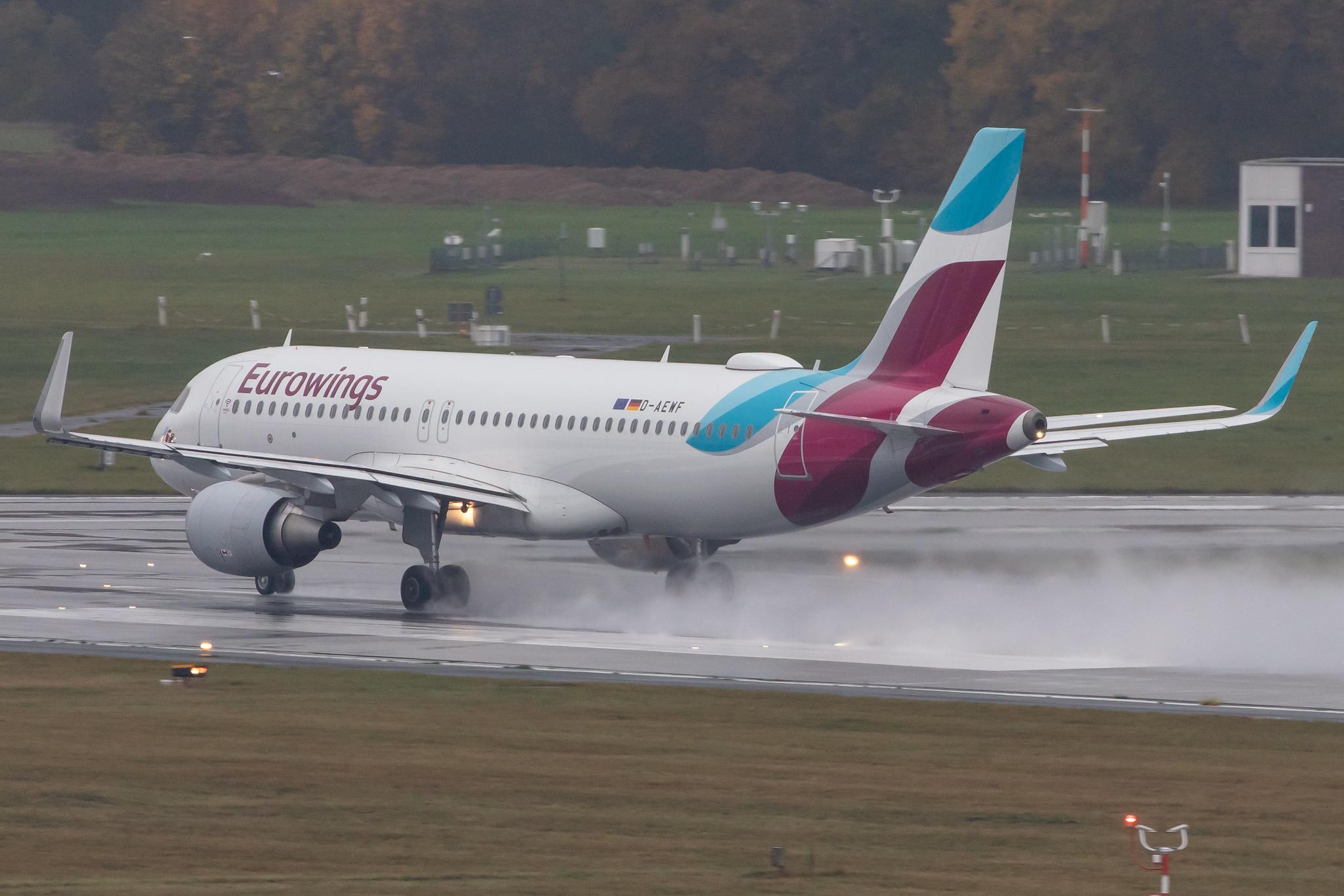 Hamburg Airport: Eurowings (EW / EWG) |  Airbus A320-214 A320 | D-AEWF | MSN 7087