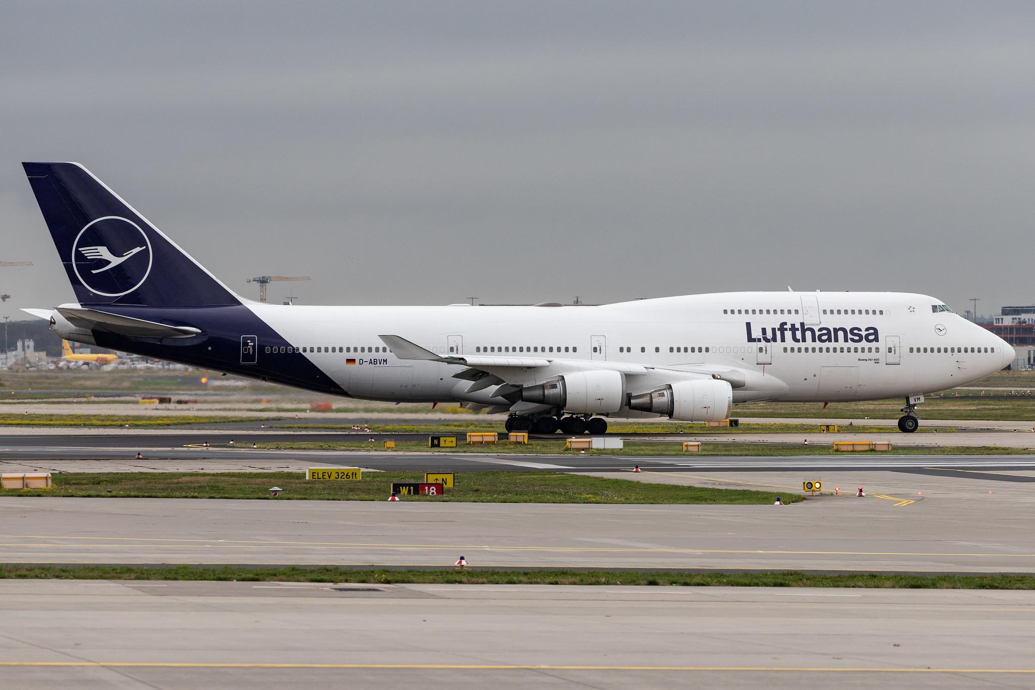 Frankfurt Airport: Lufthansa (LH / DLH) |  Boeing 747-430 B744 | D-ABVM | MSN 29101