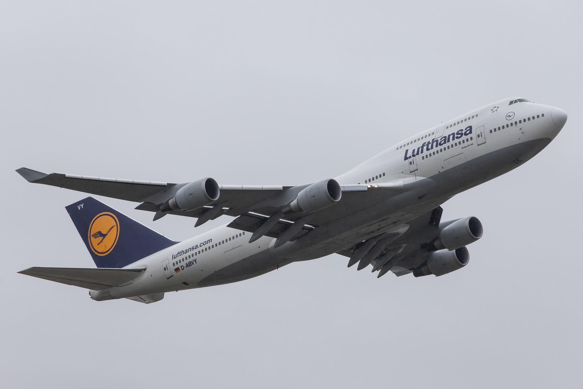 Frankfurt Airport: Lufthansa (LH / DLH) |  Boeing 747-430 B744 | D-ABVY | MSN 29869