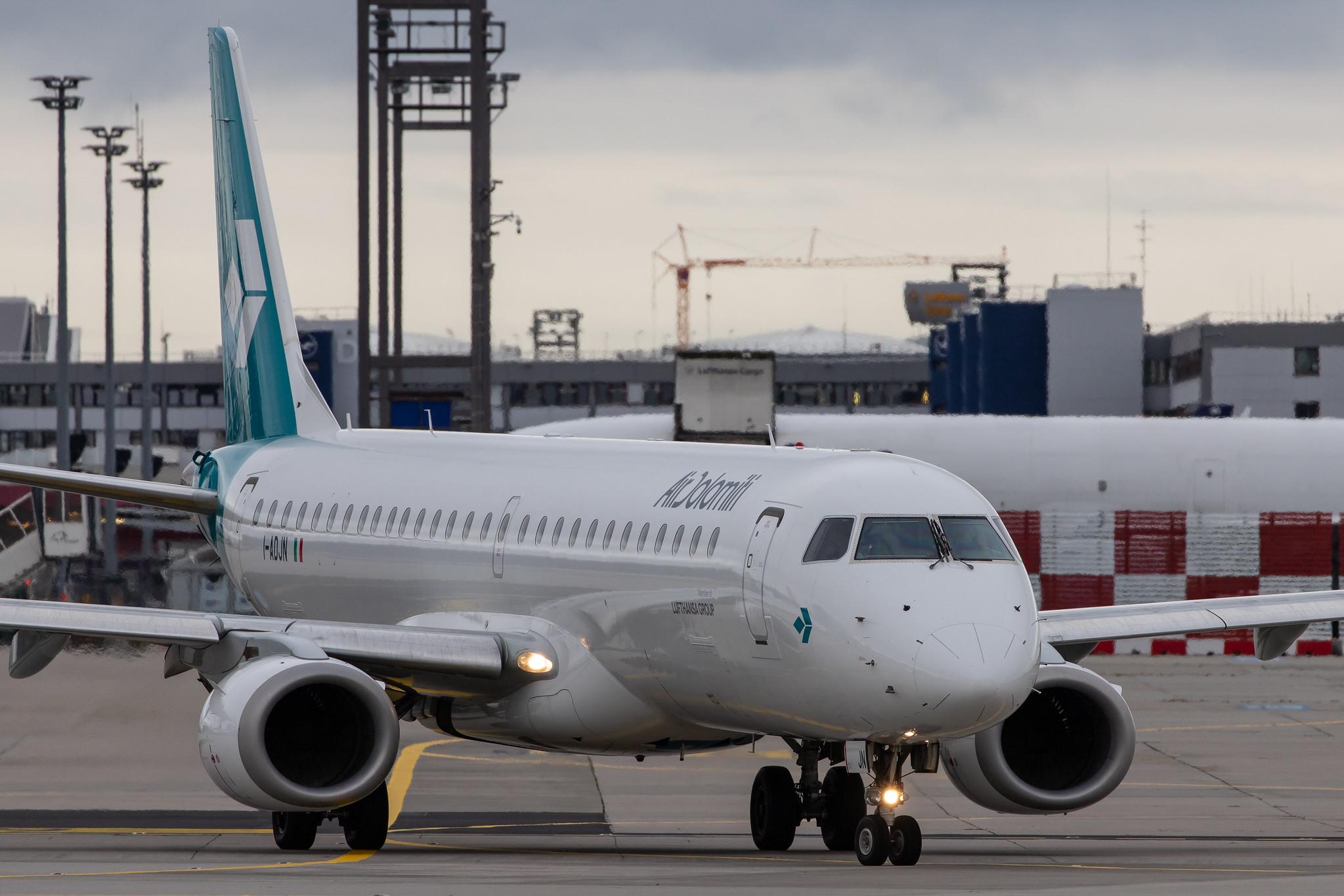 Frankfurt Airport: Air Dolomiti (EN / DLA) |  Embraer E195LR E195 | I-ADJN | MSN 19000270