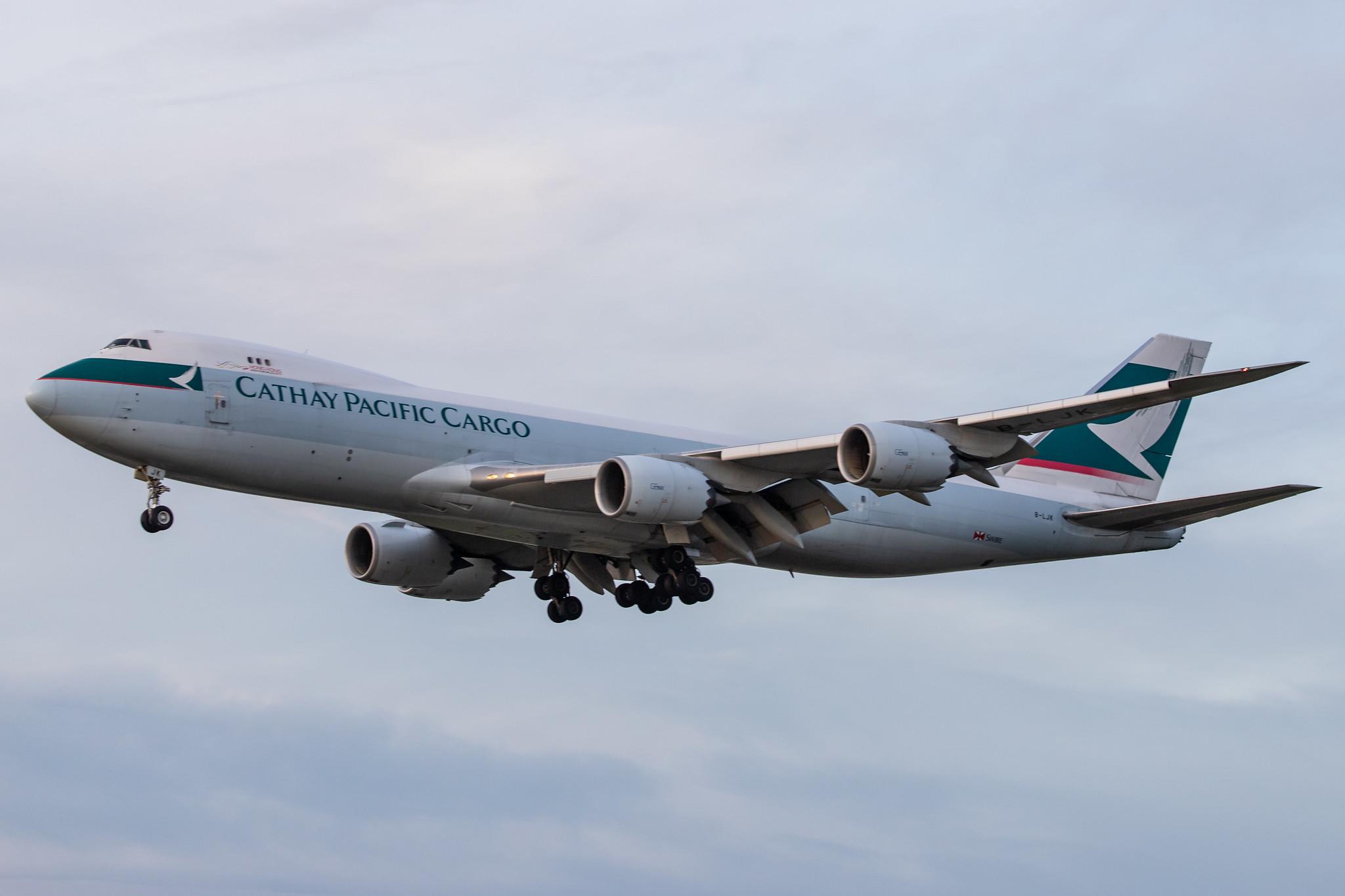 Frankfurt Airport: Cathay Pacific Cargo (CX / CPA) | Operator: Cathay Pacific |  Boeing 747-867(F) B748 | B-LJK | MSN 43394