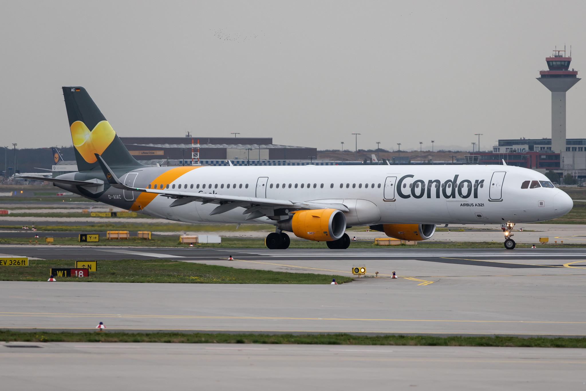 Frankfurt Airport: Condor (DE / CFG) |  Airbus A321-211 A321 | D-AIAC | MSN 5969