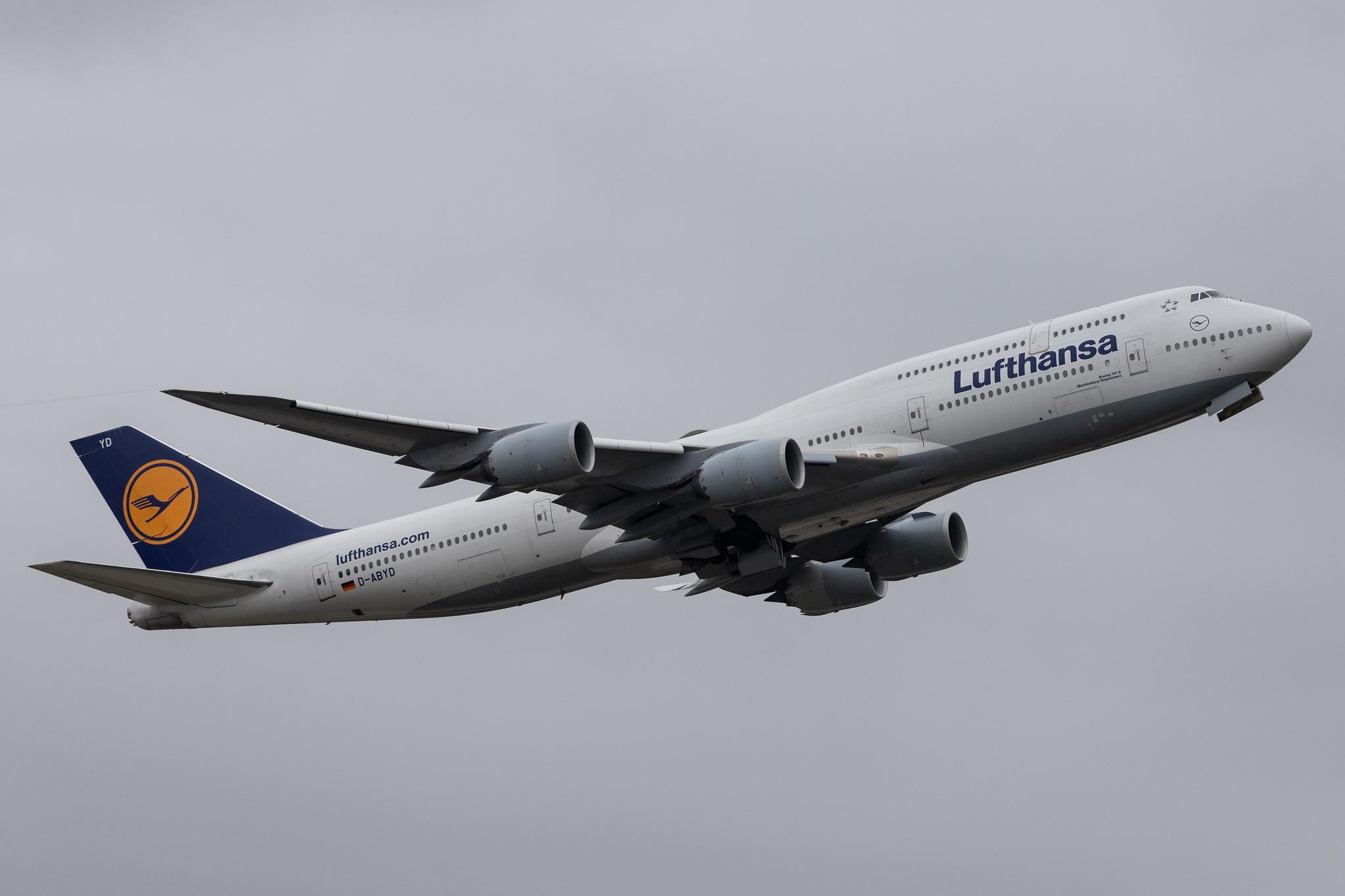 Frankfurt Airport: Lufthansa (LH / DLH) |  Boeing 747-830 B748 | D-ABYD | MSN 37829
