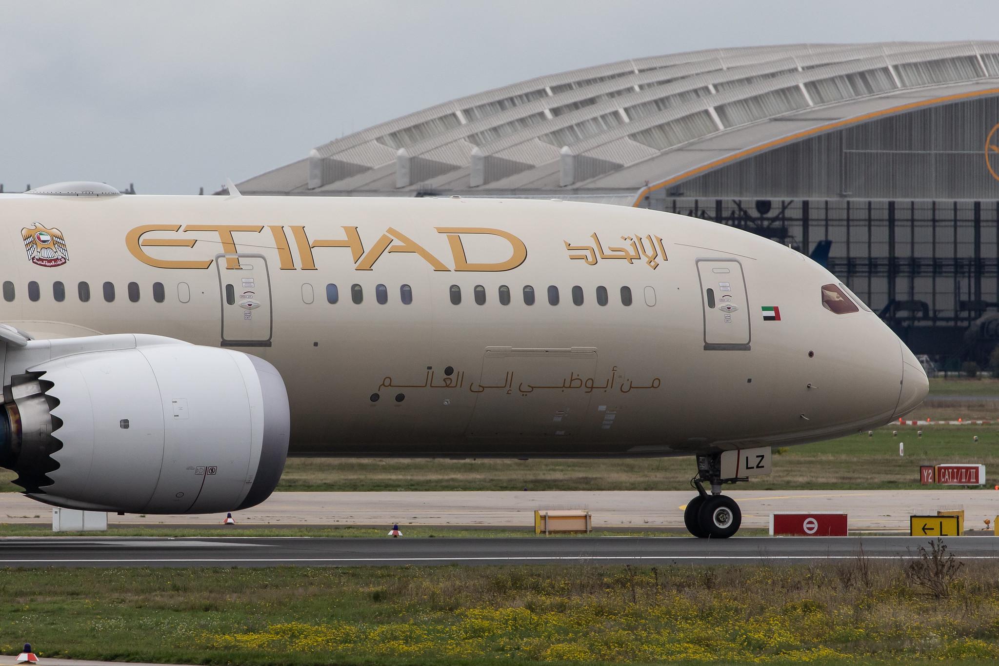 Frankfurt Airport: Etihad Airways (EY / ETD) |  Boeing 787-9 Dreamliner B789 | A6-BLZ | MSN 42369