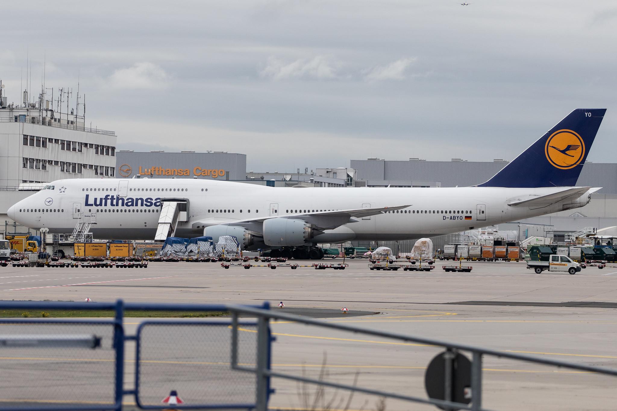 Frankfurt Airport: Lufthansa (LH / DLH) |  Boeing 747-830 B748 | D-ABYO | MSN 37841