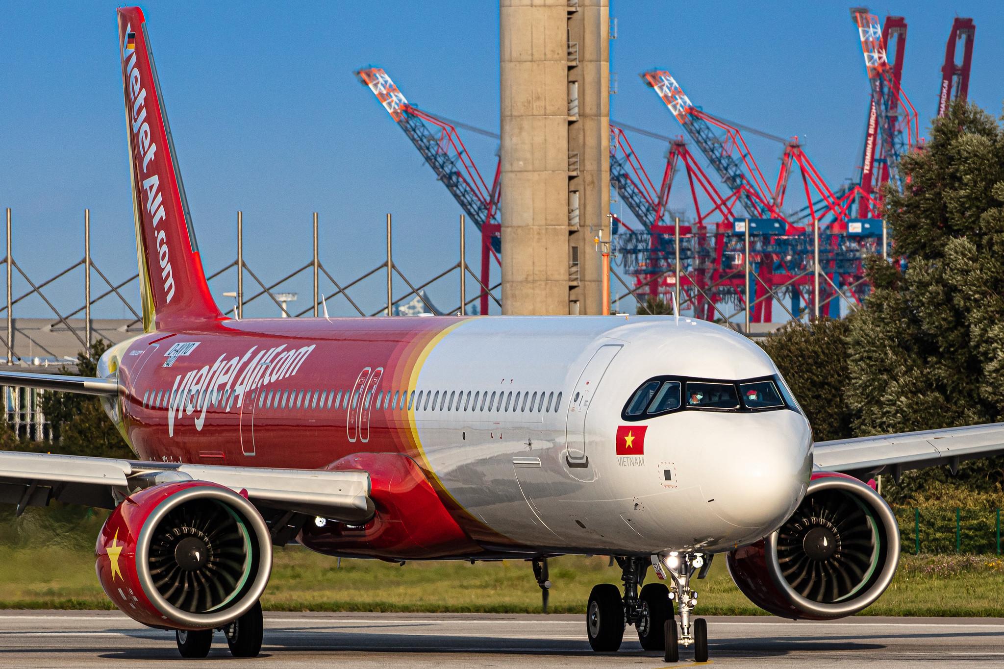 Hamburg Finkenwerder: VietJetAir (VJ / VJC) |  Airbus A321-271NX A21N | D-AVYO (VN-A524) | MSN 9401