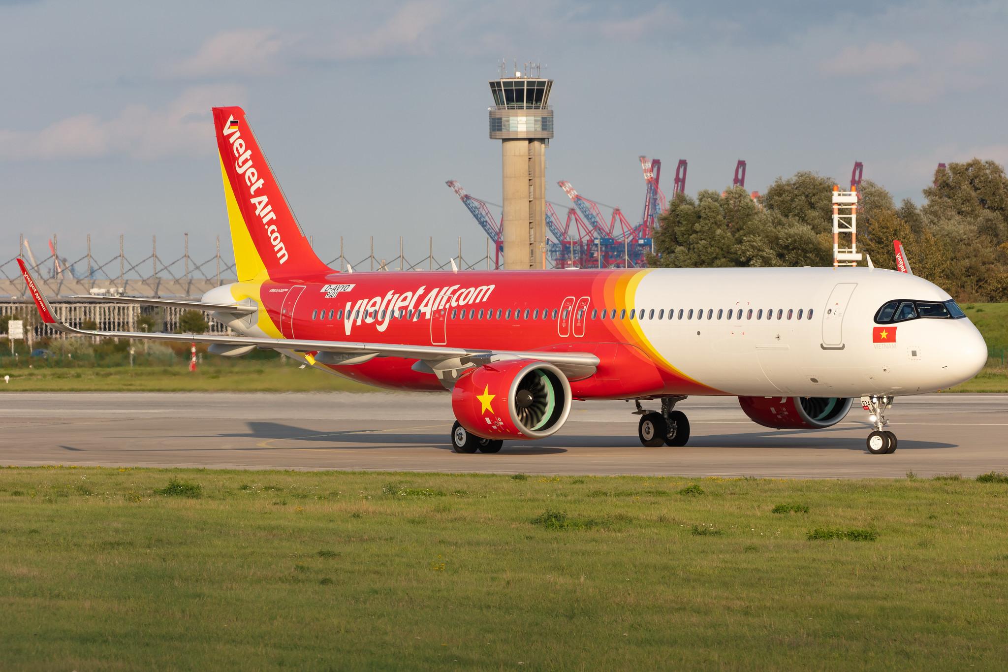 Hamburg Finkenwerder: VietJetAir (VJ / VJC) |  Airbus A321-271NX A21N | D-AVYO (VN-A524) | MSN 9401