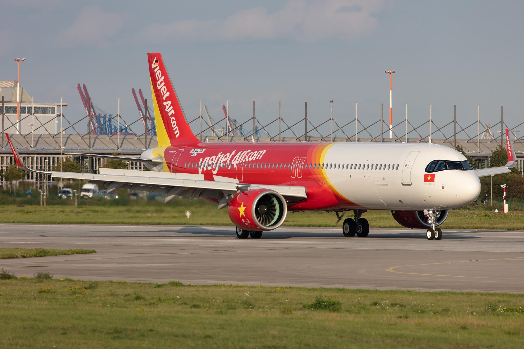 Hamburg Finkenwerder: VietJetAir (VJ / VJC) |  Airbus A321-271NX A21N | D-AVYO (VN-A524) | MSN 9401
