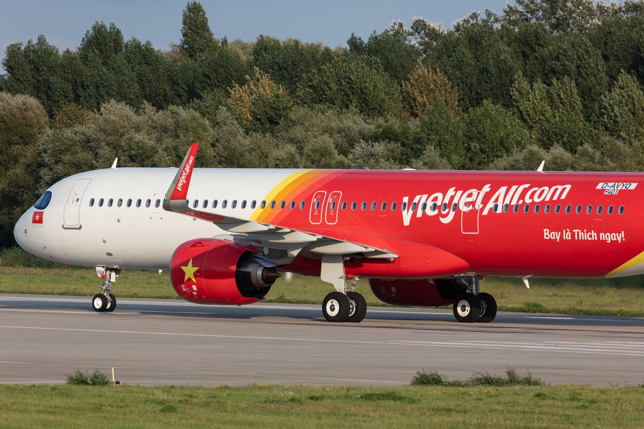 Hamburg Finkenwerder: VietJetAir (VJ / VJC) |  Airbus A321-271NX A21N | D-AVYO (VN-A524) | MSN 9401