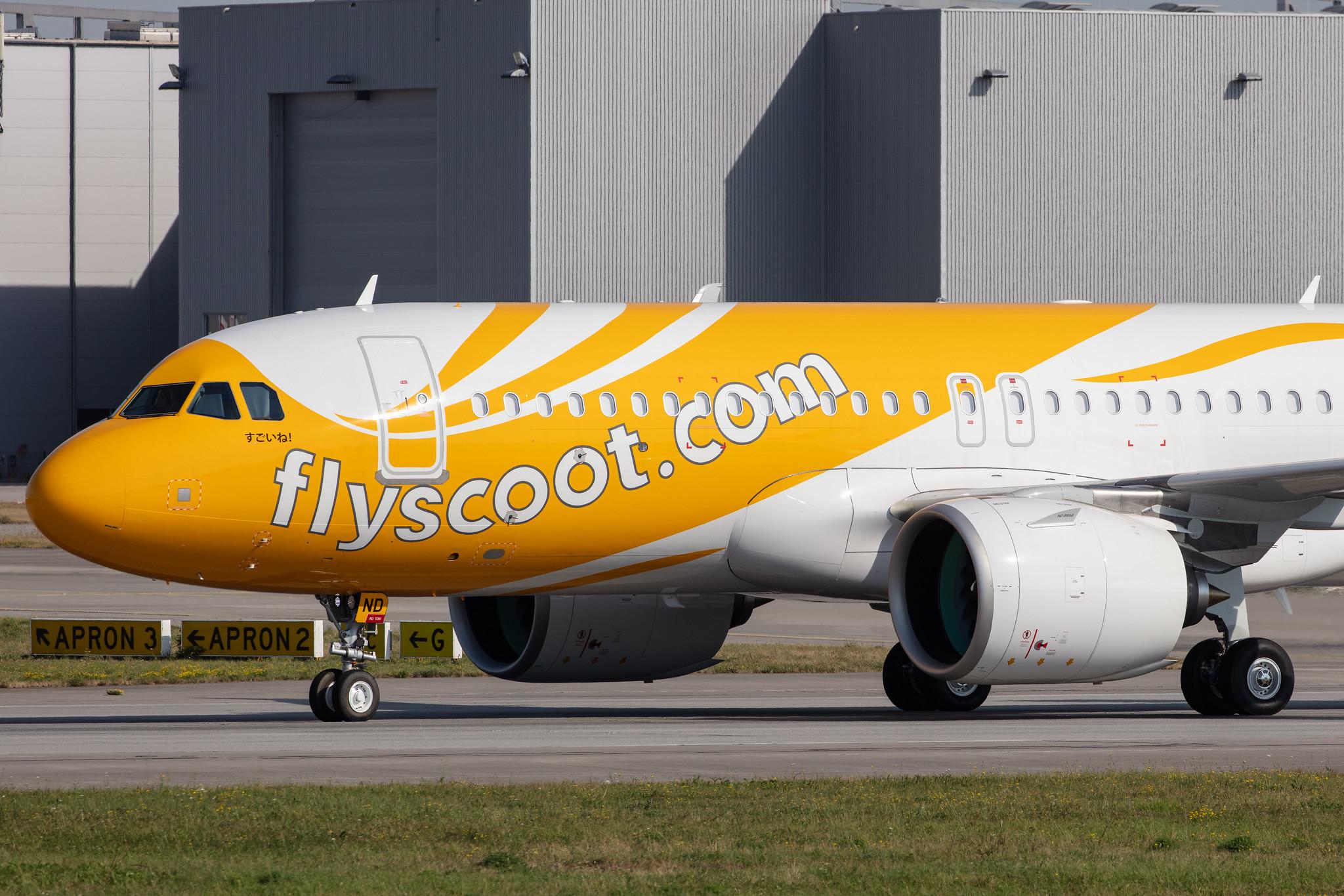 Hamburg Finkenwerder: Scoot (TR / TGW) |  Airbus A320-271N A20N | D-AUAX (9V-TND) | MSN 9414