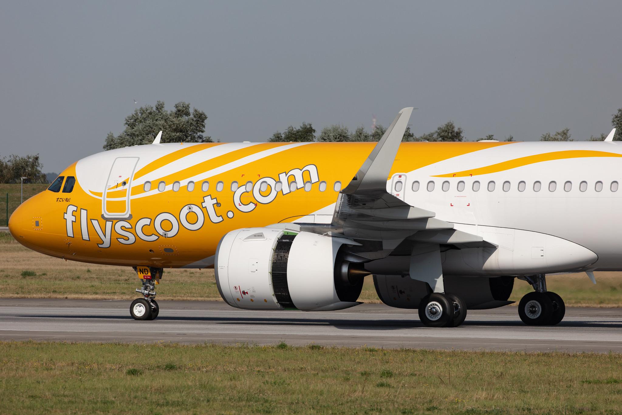 Hamburg Finkenwerder: Scoot (TR / TGW) |  Airbus A320-271N A20N | D-AUAX (9V-TND) | MSN 9414