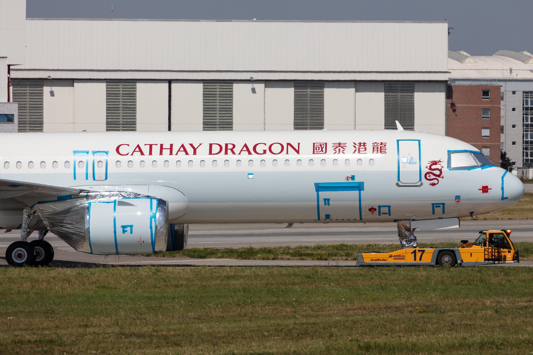 Hamburg Finkenwerder: Cathay Dragon  (KA / HDA) | Airbus A321-251NX A21N | D-AVZF | MSN 10091