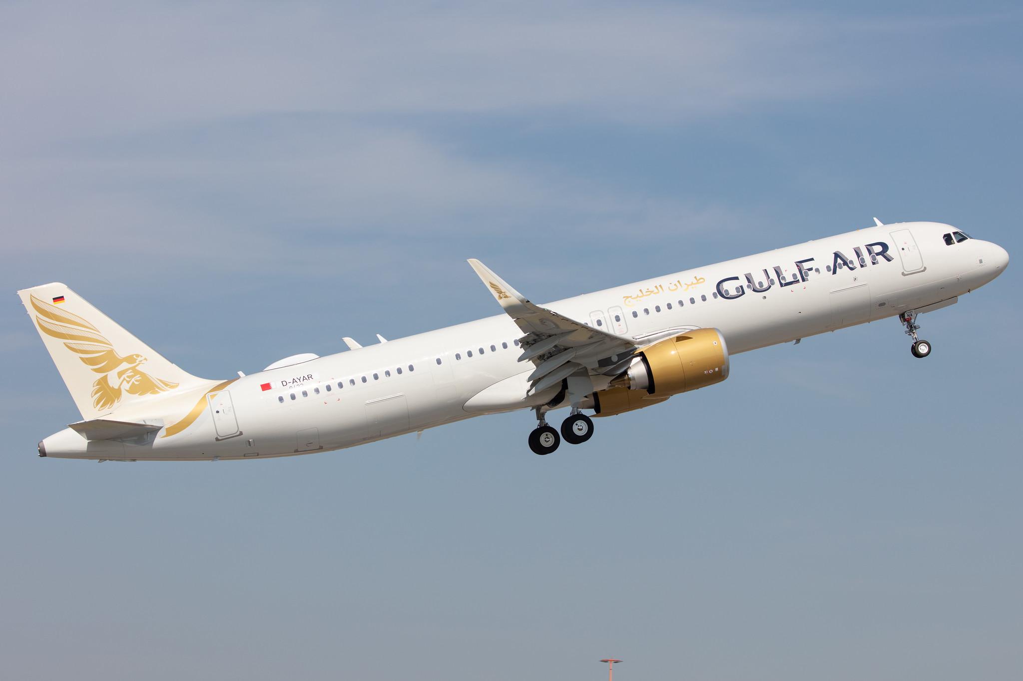 Hamburg Finkenwerder: Gulf Air (GF / GFA) |  Airbus A321-253NX A21N | D-AYAR (A9C-NA) | MSN 9433