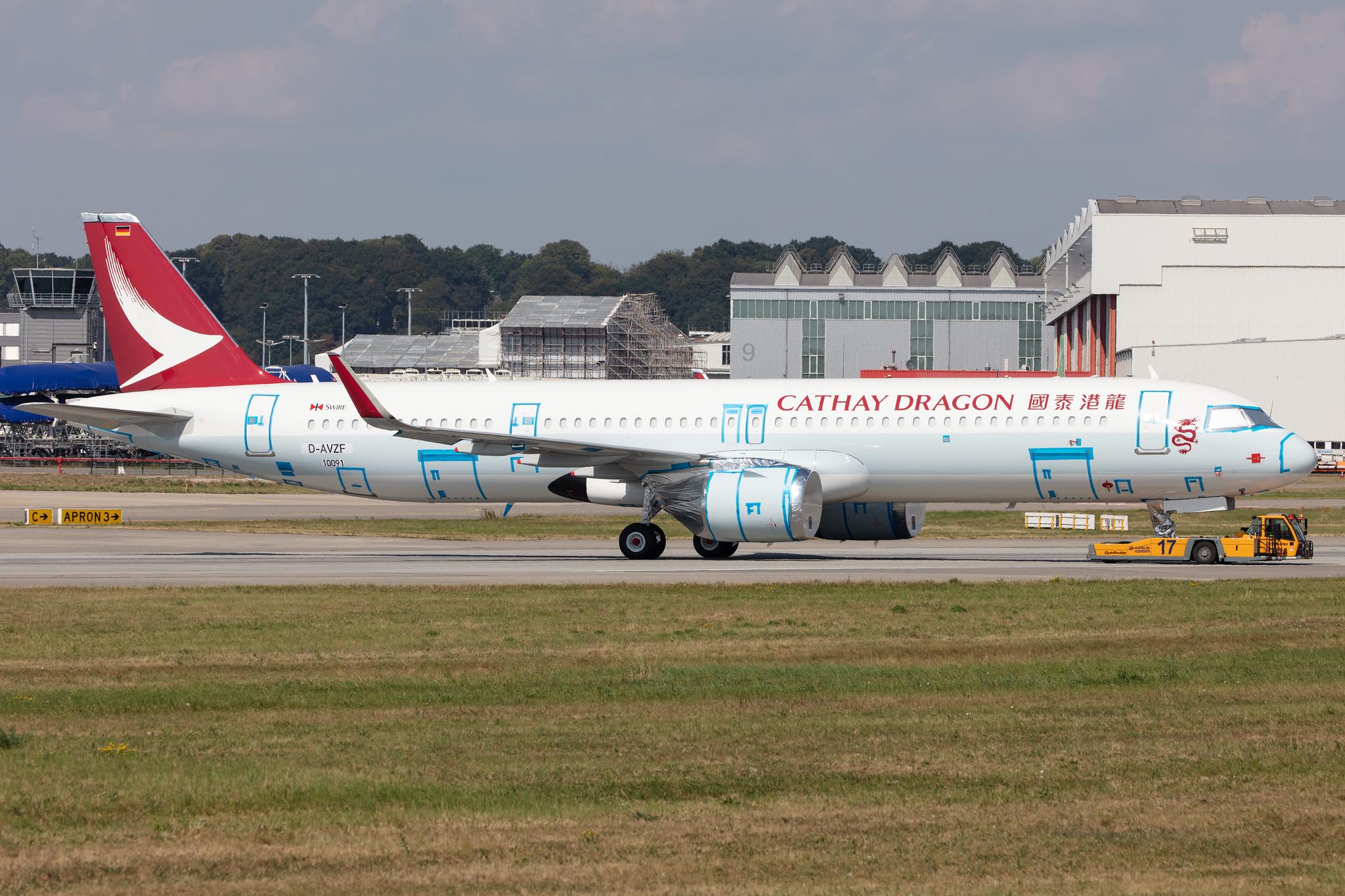 Hamburg Finkenwerder: Cathay Dragon  (KA / HDA) | Airbus A321-251NX A21N | D-AVZF | MSN 10091