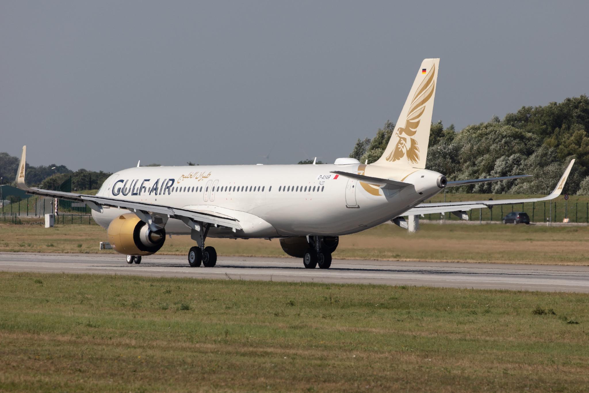 Hamburg Finkenwerder: Gulf Air (GF / GFA) |  Airbus A321-253NX A21N | D-AYAR (A9C-NA) | MSN 9433