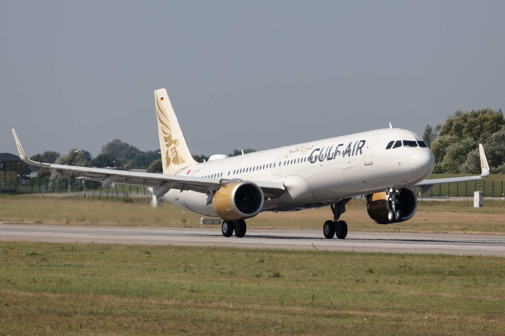 Hamburg Finkenwerder: Gulf Air (GF / GFA) |  Airbus A321-253NX A21N | D-AYAR (A9C-NA) | MSN 9433