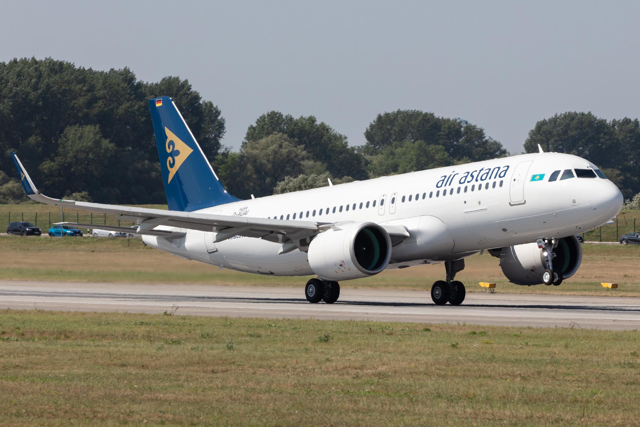 Hamburg Finkenwerder: Air Astana (KC / KZR) |  Airbus A320-271N A20N | D-AUAI (P4-KBK ) | MSN 9459