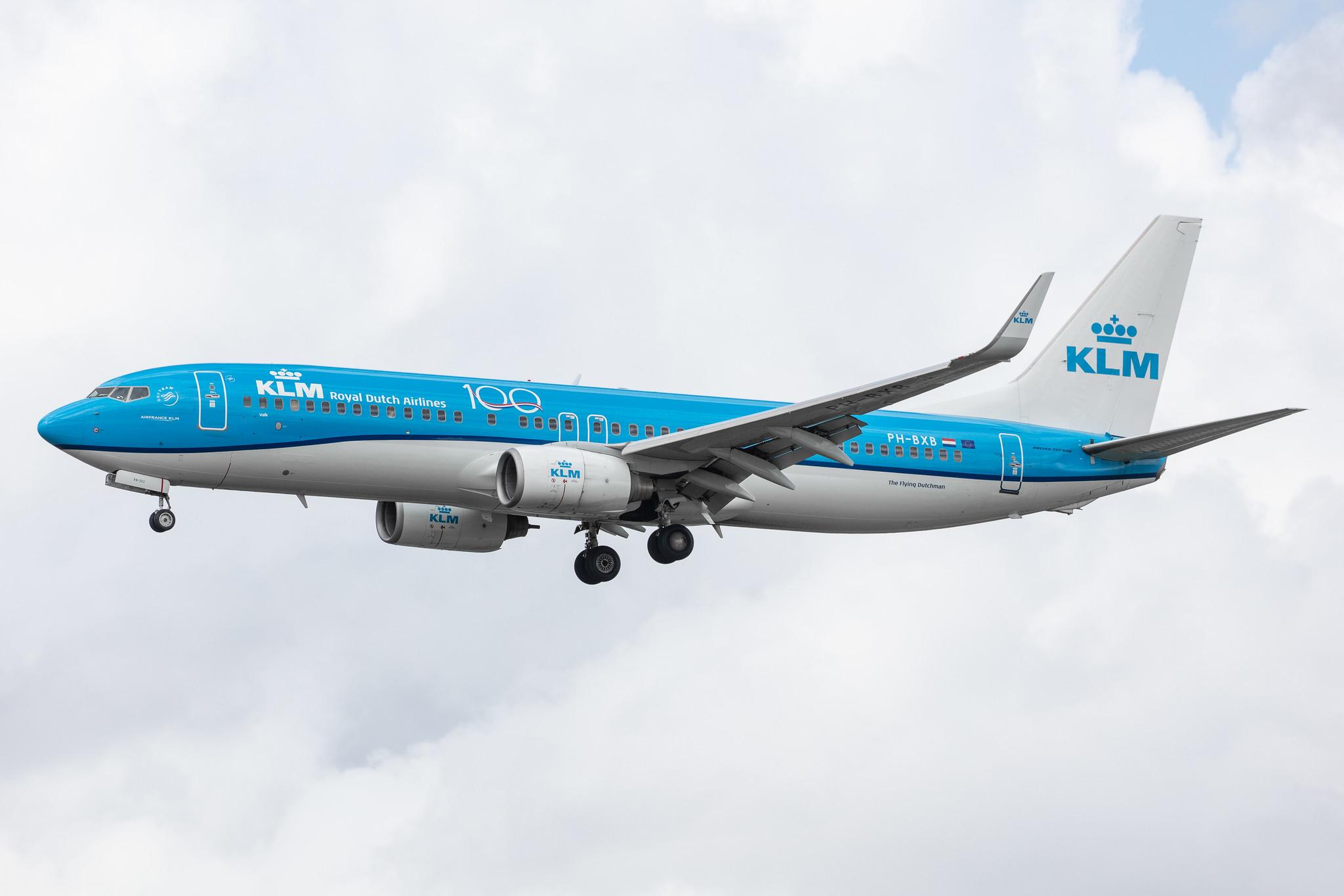 Amsterdam Airport Schiphol: KLM (KL / KLM) |  Boeing 737-8K2 B738 | PH-BXB | MSN 29132