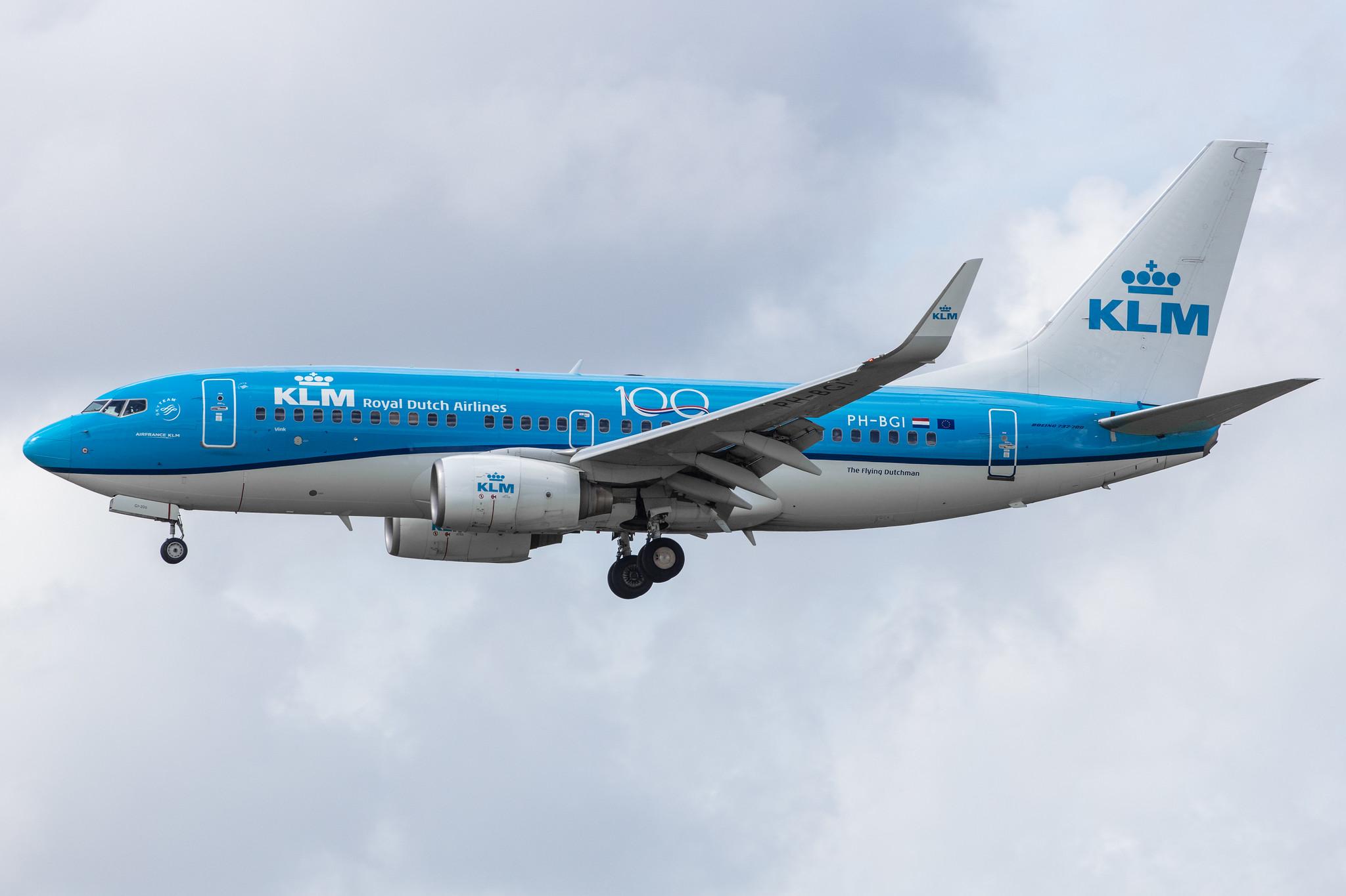 Amsterdam Airport Schiphol: KLM (KL / KLM) |  Boeing 737-7K2 B737 | PH-BGI | MSN 30364