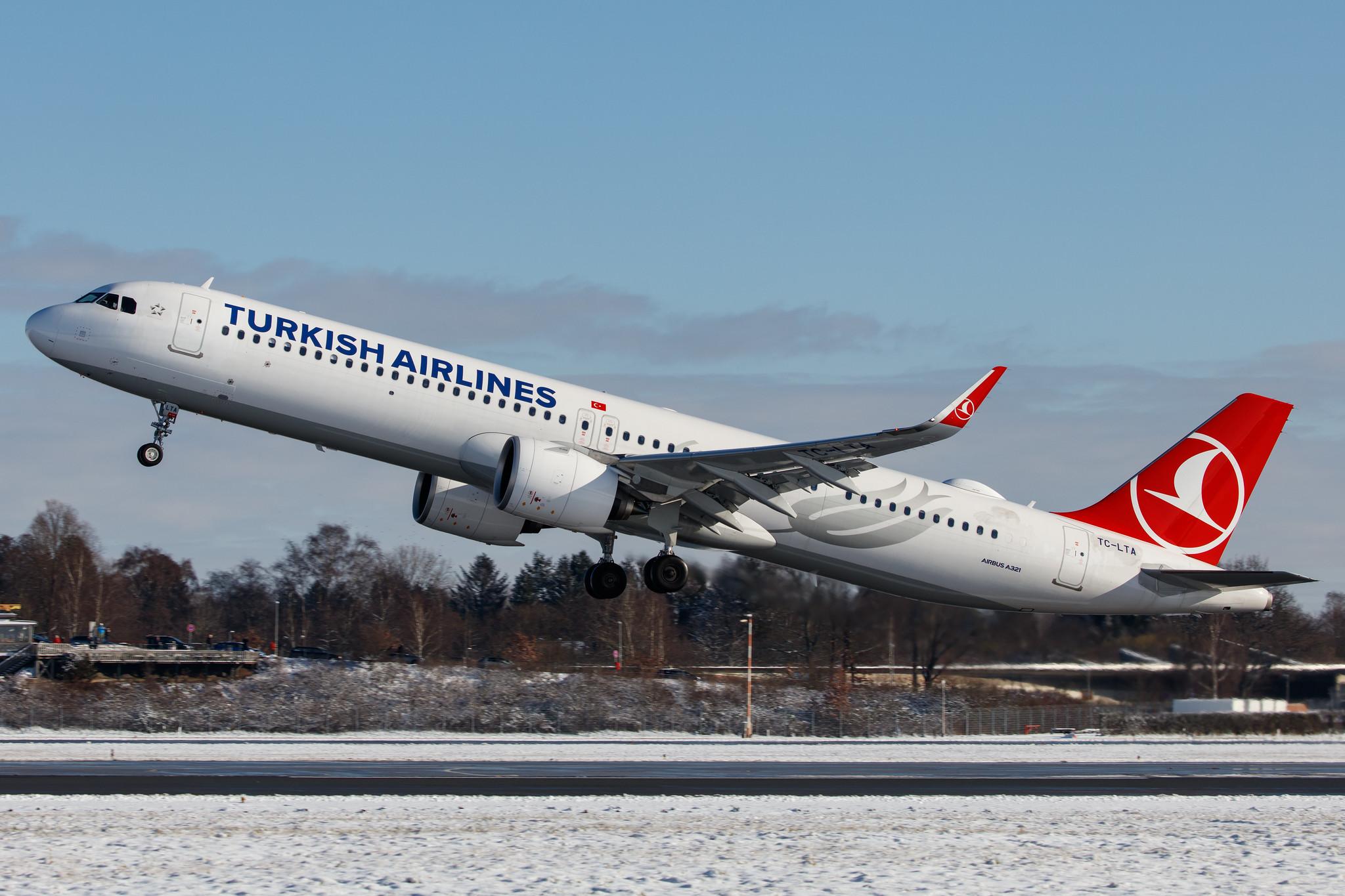 Hamburg Airport: Turkish Airlines (TK / THY) |  Airbus A321-271NX A21N | TC-LTA | MSN 09567