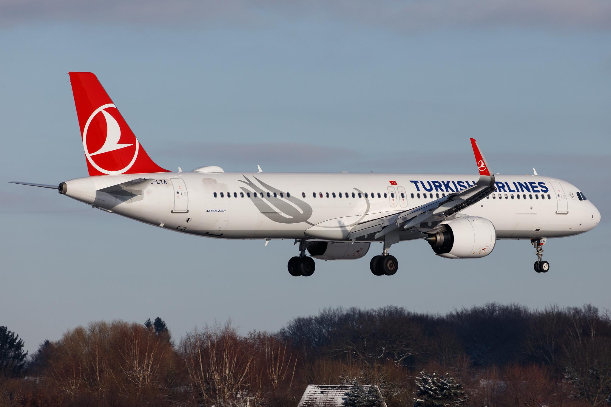 Hamburg Airport: Turkish Airlines (TK / THY) |  Airbus A321-271NX A21N | TC-LTA | MSN 09567